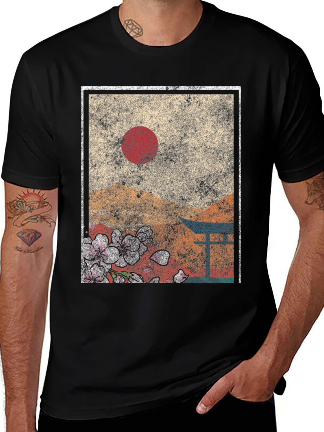 Variant 6 of Japanese Landscape Graphic Tee