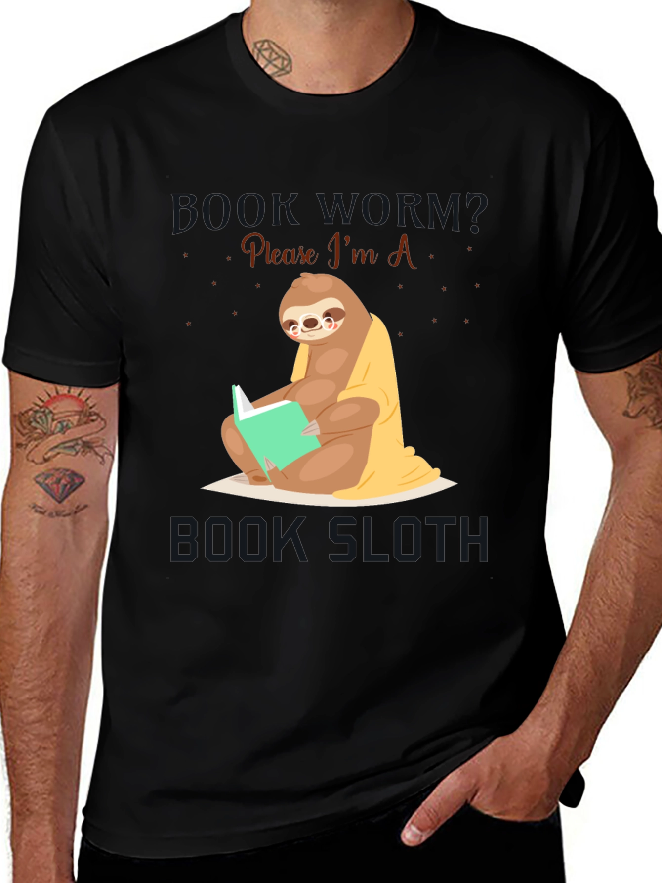 Book Sloth T-Shirt - Cozy & Cute Reading Tee