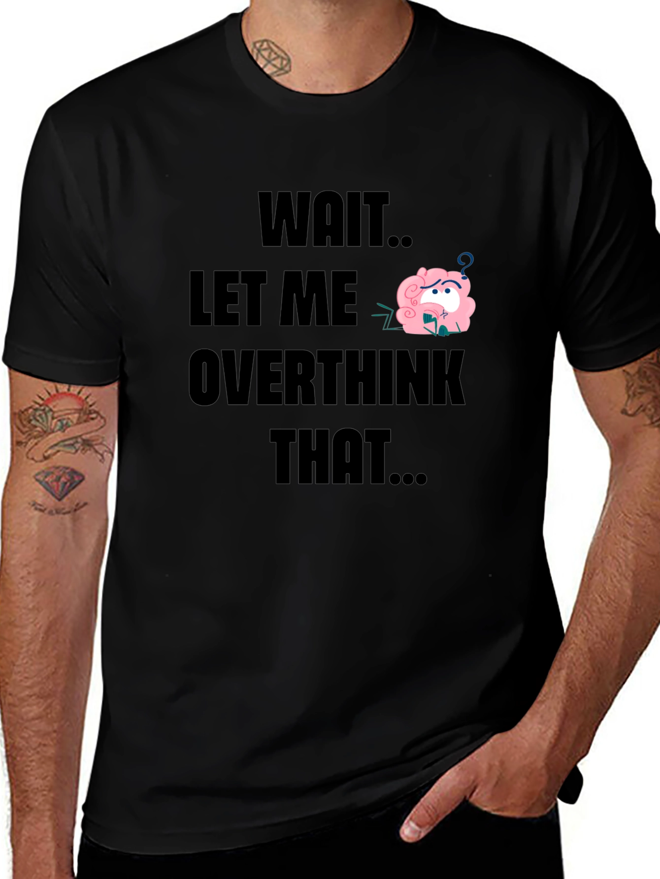 Overthink T-Shirt - Funny Brain Tee