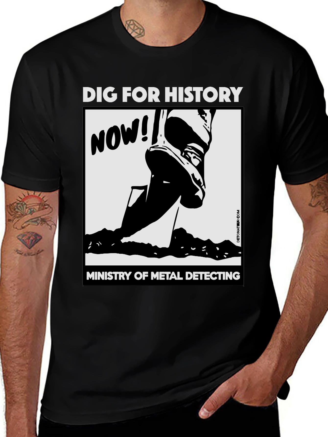 Variant 9 of Dig For History Metal Detecting T-Shirt