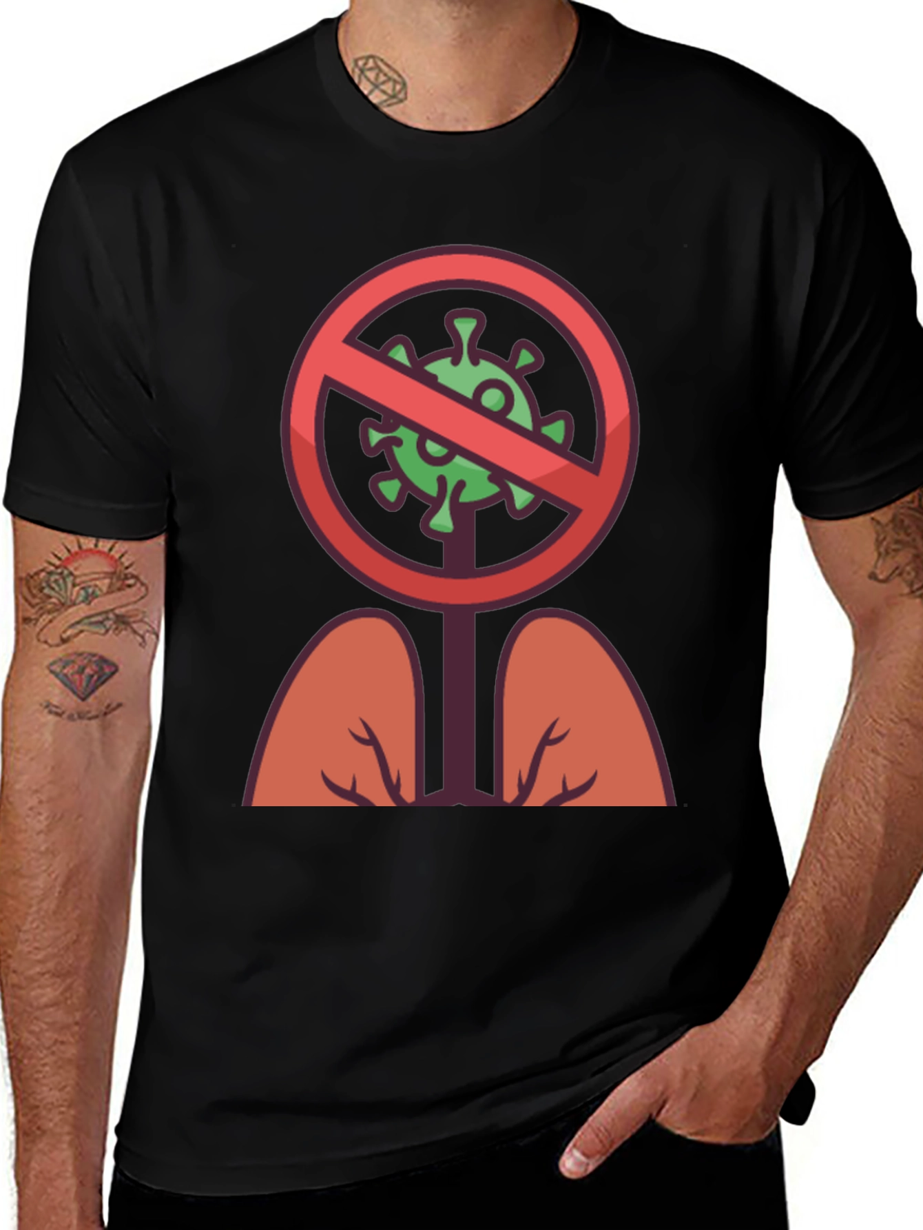 Variant 19 of Stop The Virus T-Shirt