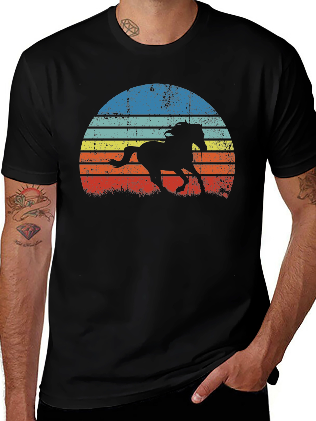Variant 20 of Vintage Horse Silhouette T-Shirt