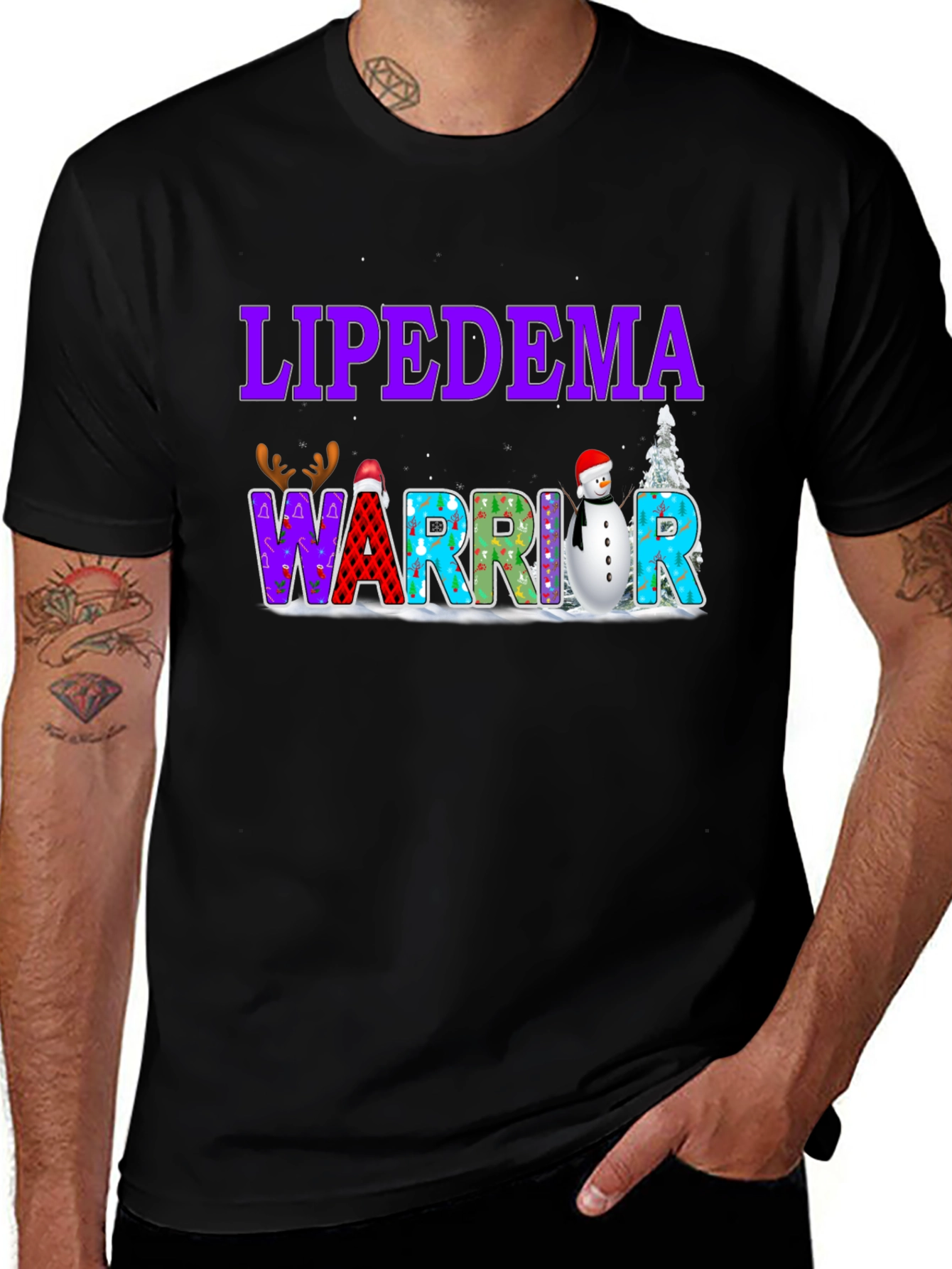 Lipedema Warrior Black T-Shirt