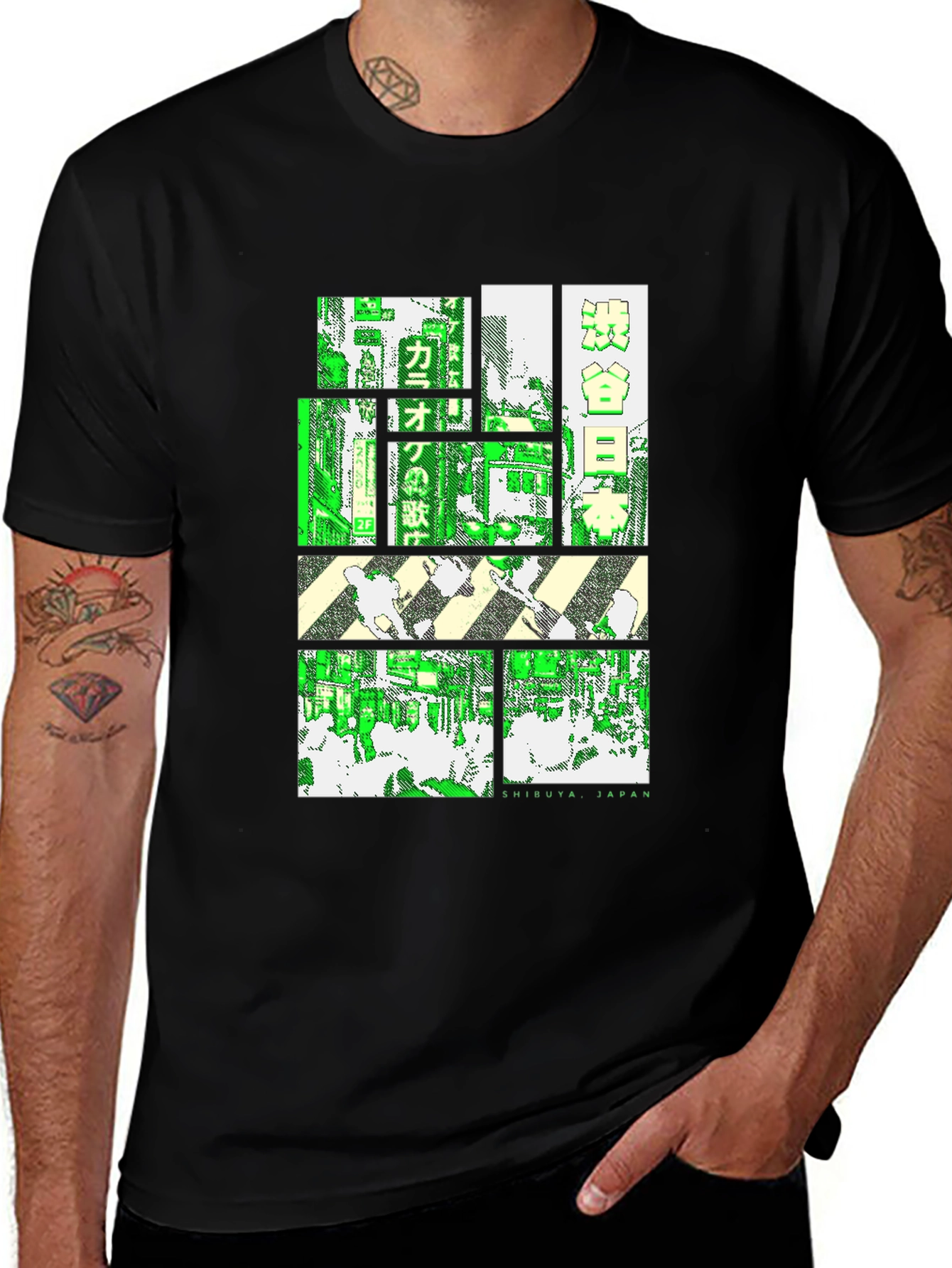 Variant 3 of Urban Grid Tee