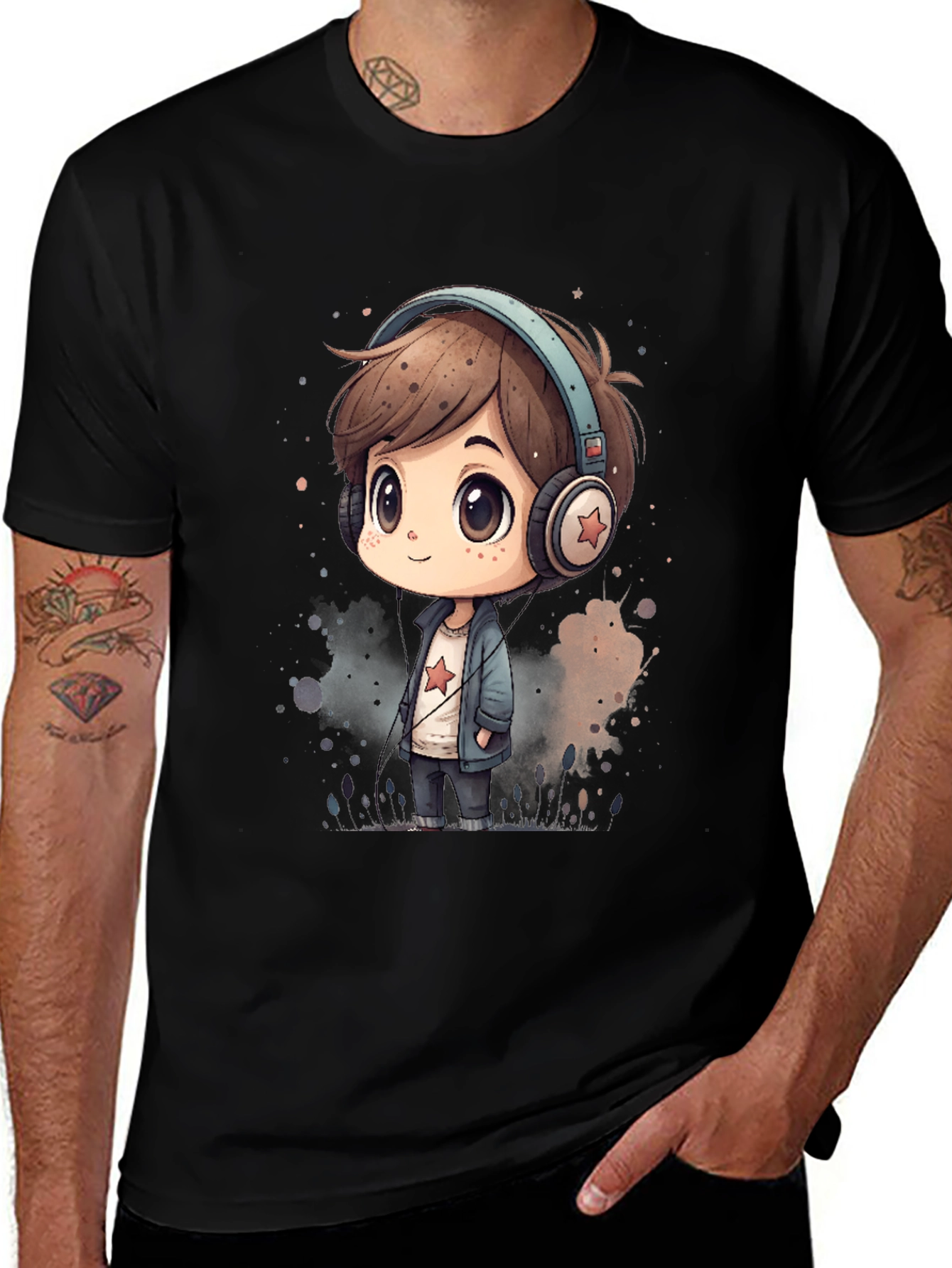 Cartoon Boy T-Shirt - Cool Graphic Tee