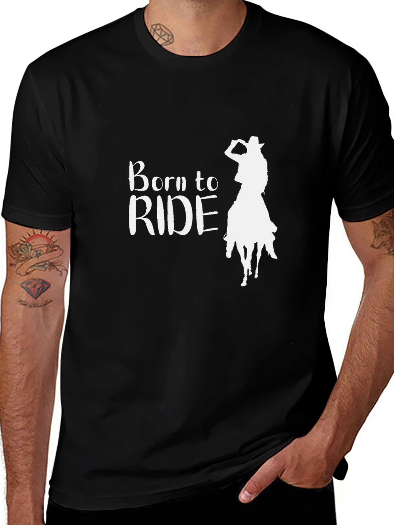 Born to Ride Graphic Tee - Western Style T-Shirt