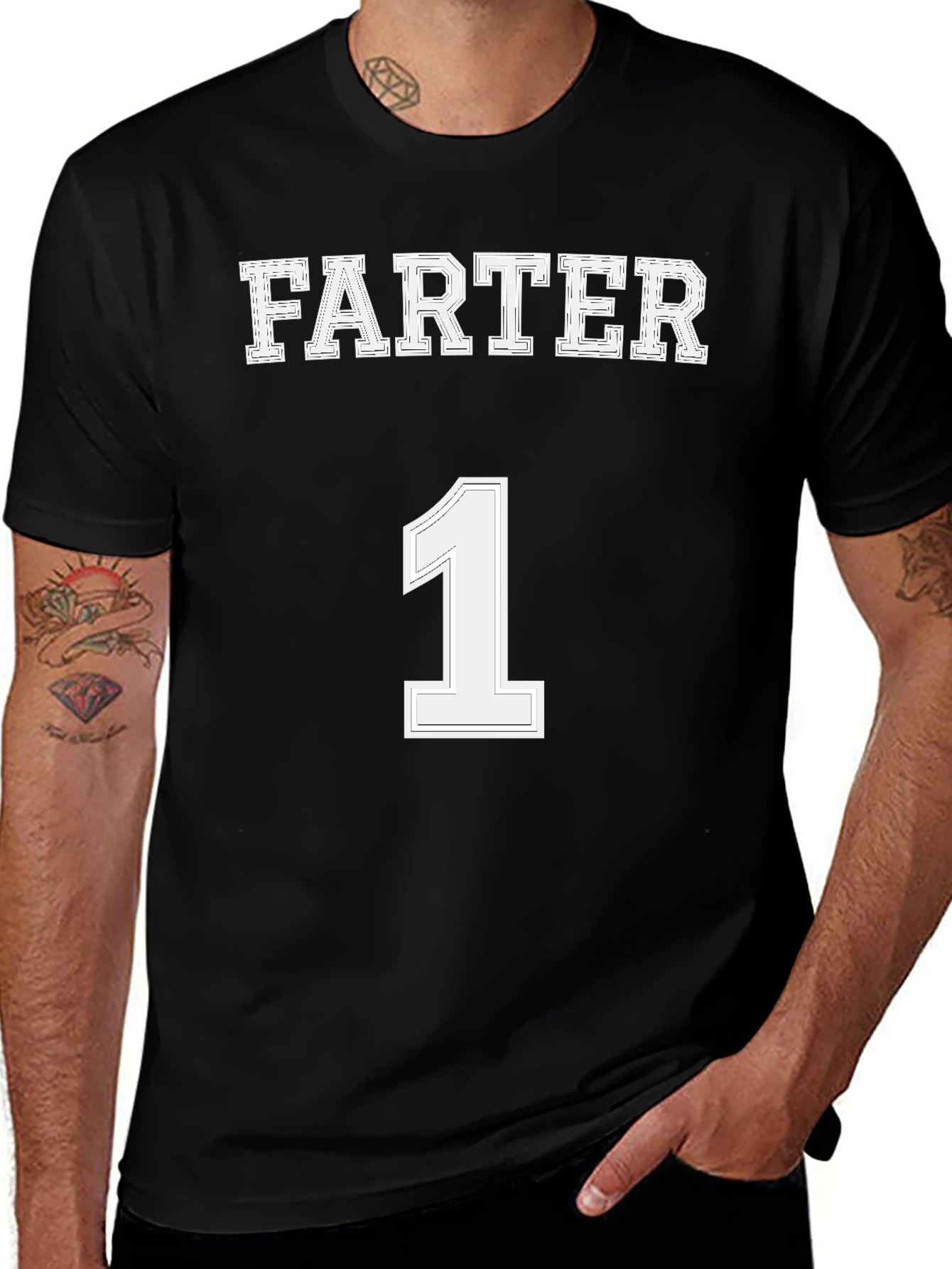 Variant 21 of Farter Number 1 Novelty T-Shirt