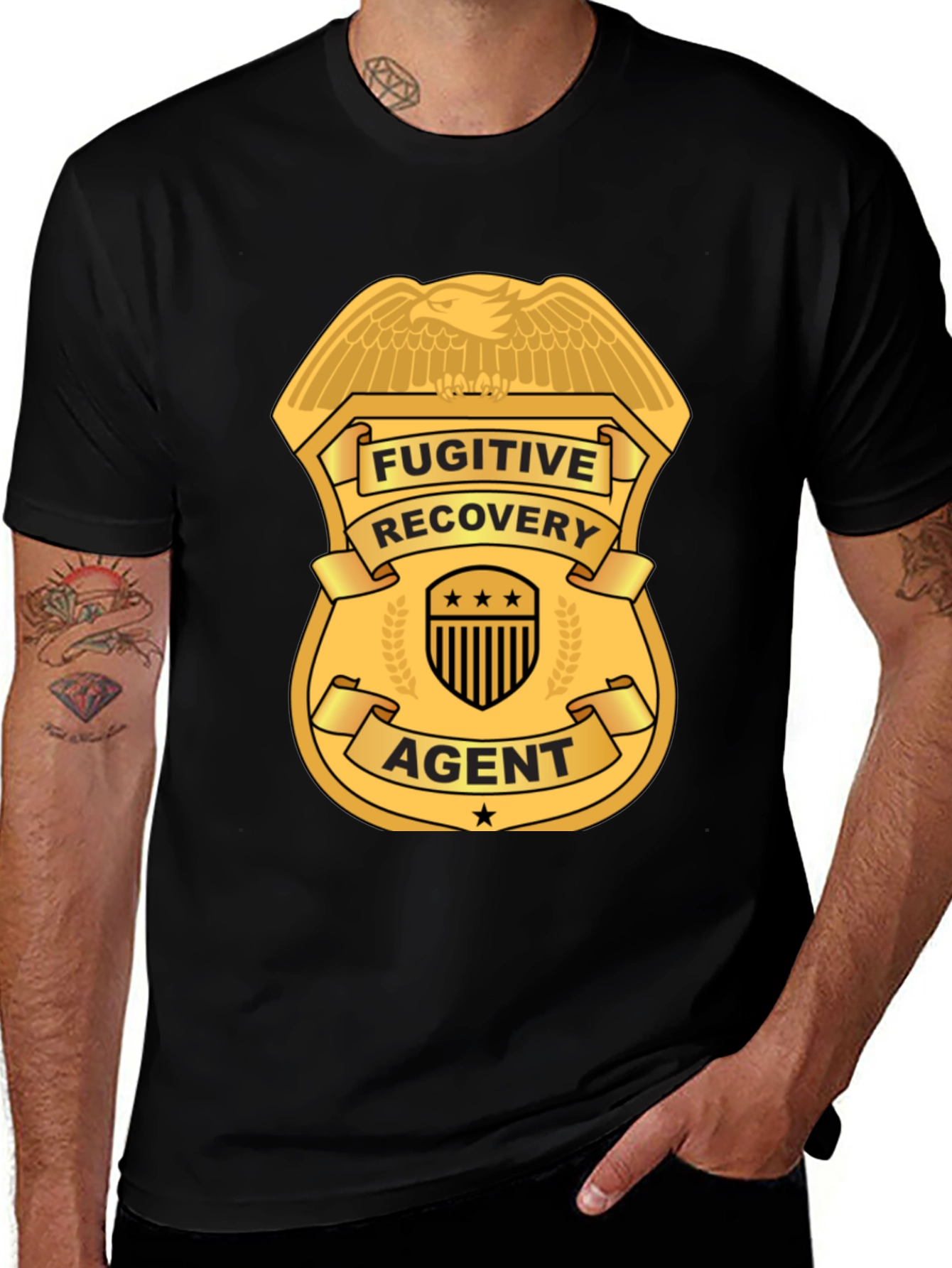 Variant 23 of Fugitive Recovery Agent T-Shirt