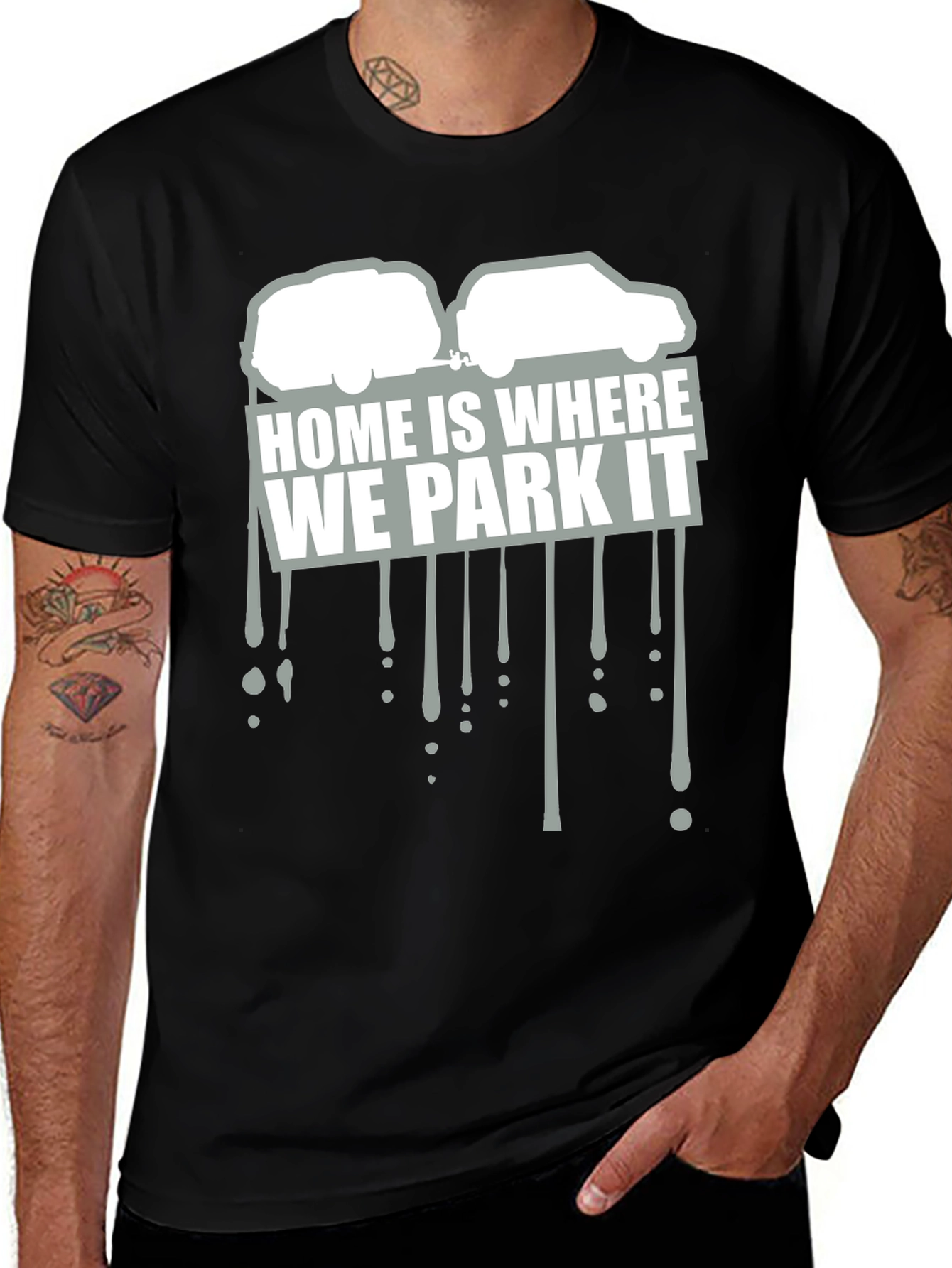 Variant 26 of Home Is Where We Park It Graphic Tee
