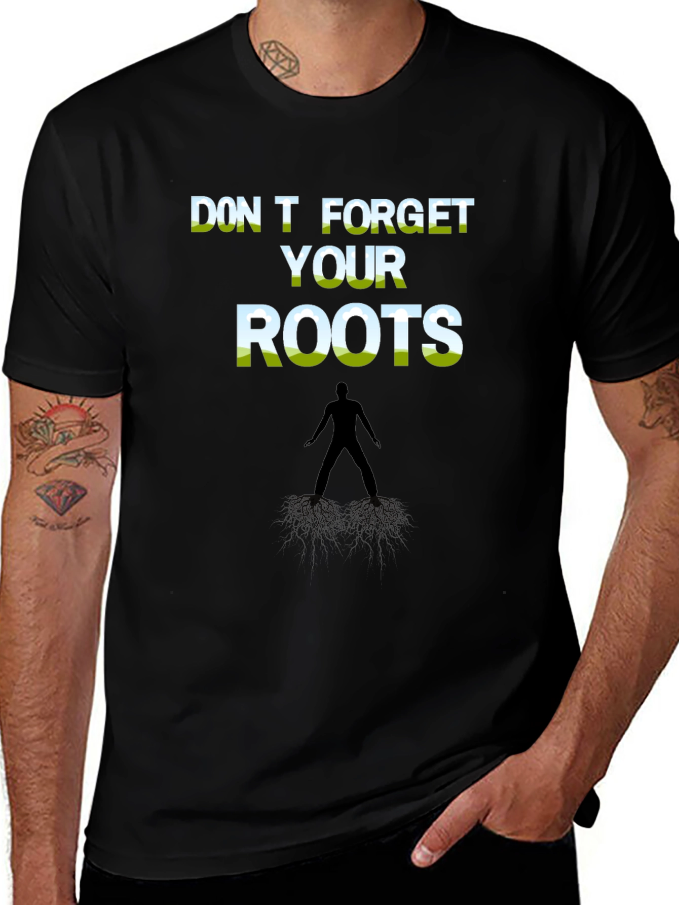 Variant 19 of Don't Forget Your Roots Graphic Tee