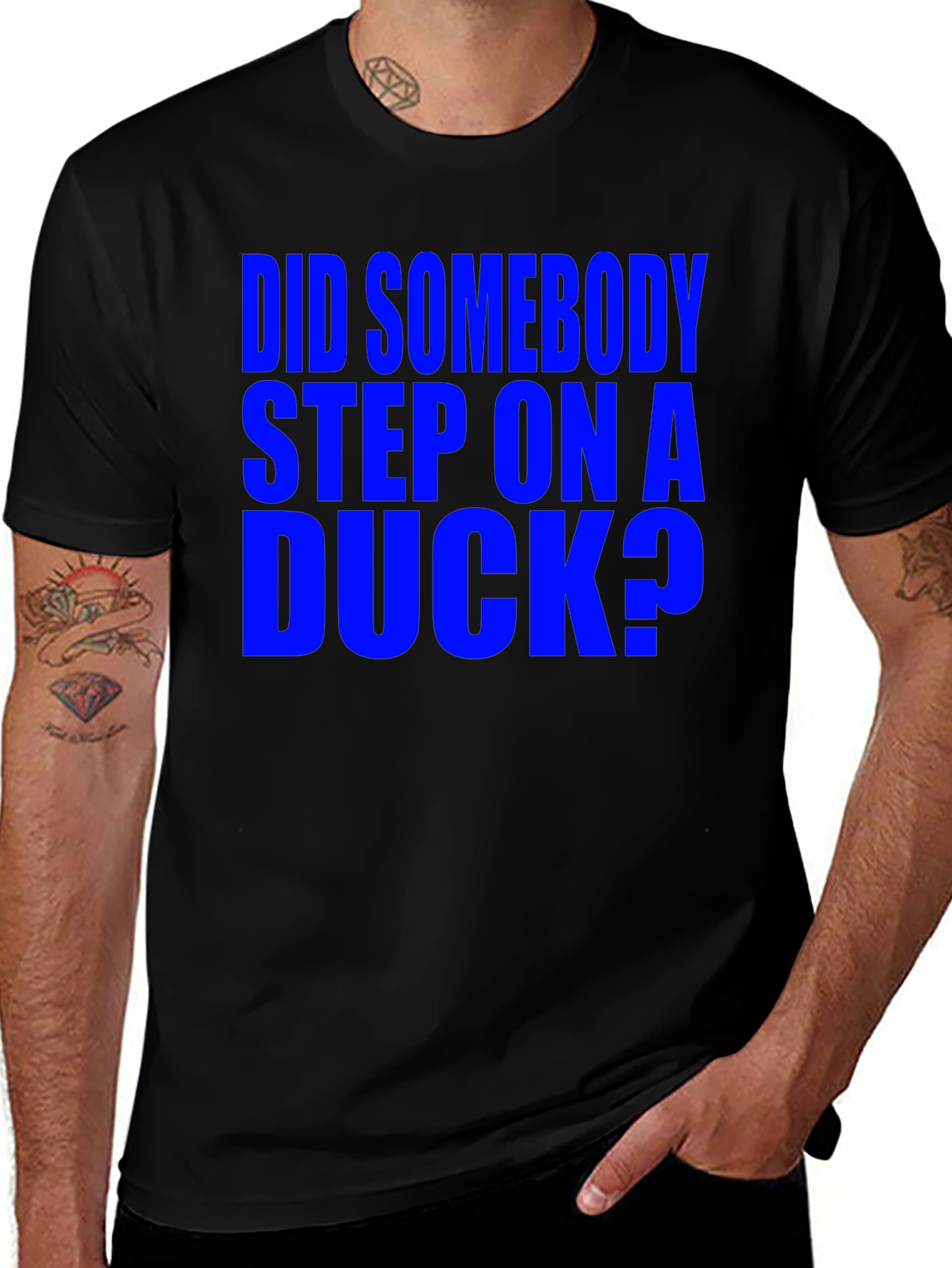 Variant 14 of Did Somebody Step On A Duck T-Shirt