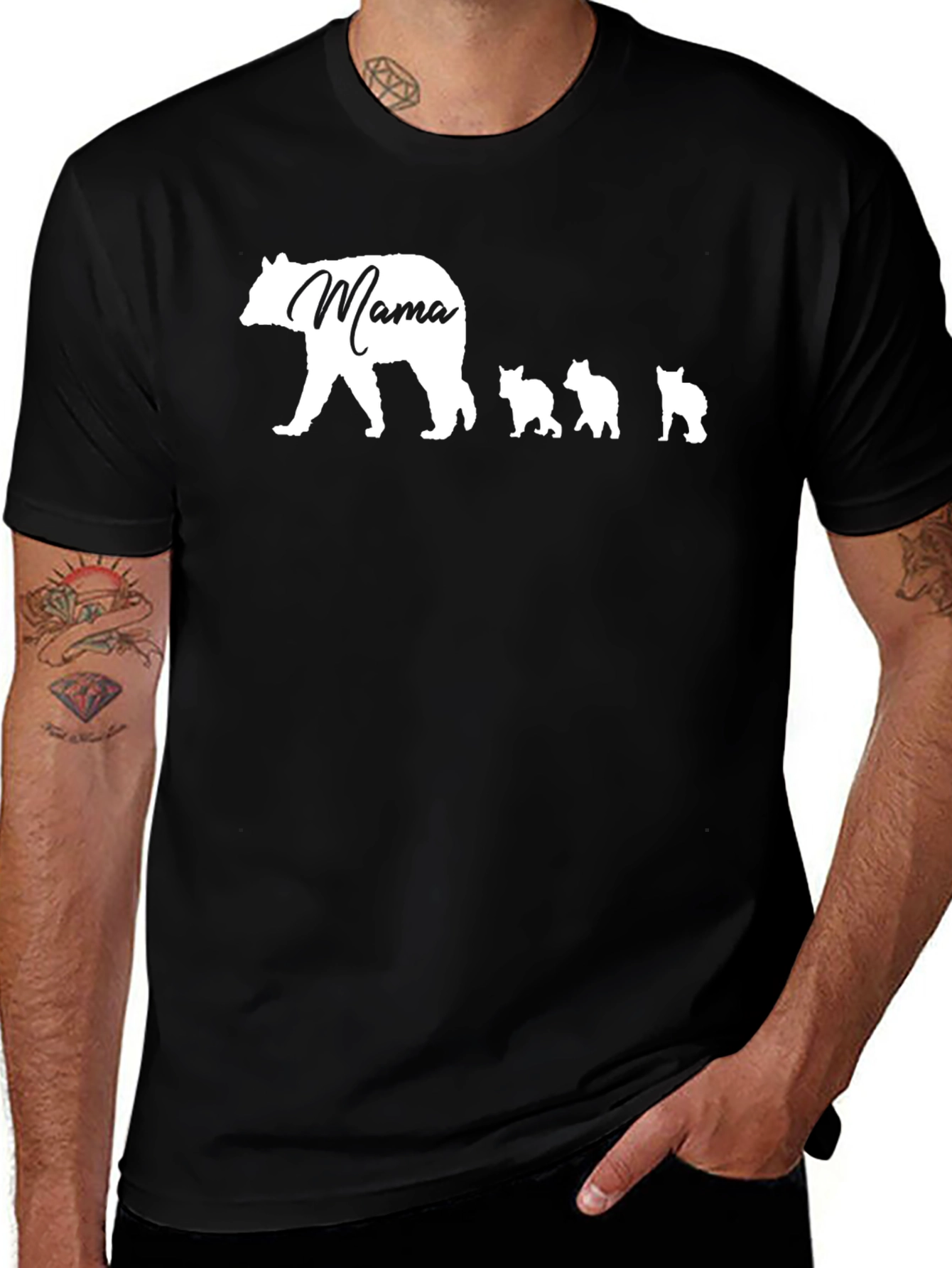 Variant 19 of Mama Bear T-Shirt - Cute Graphic Tee