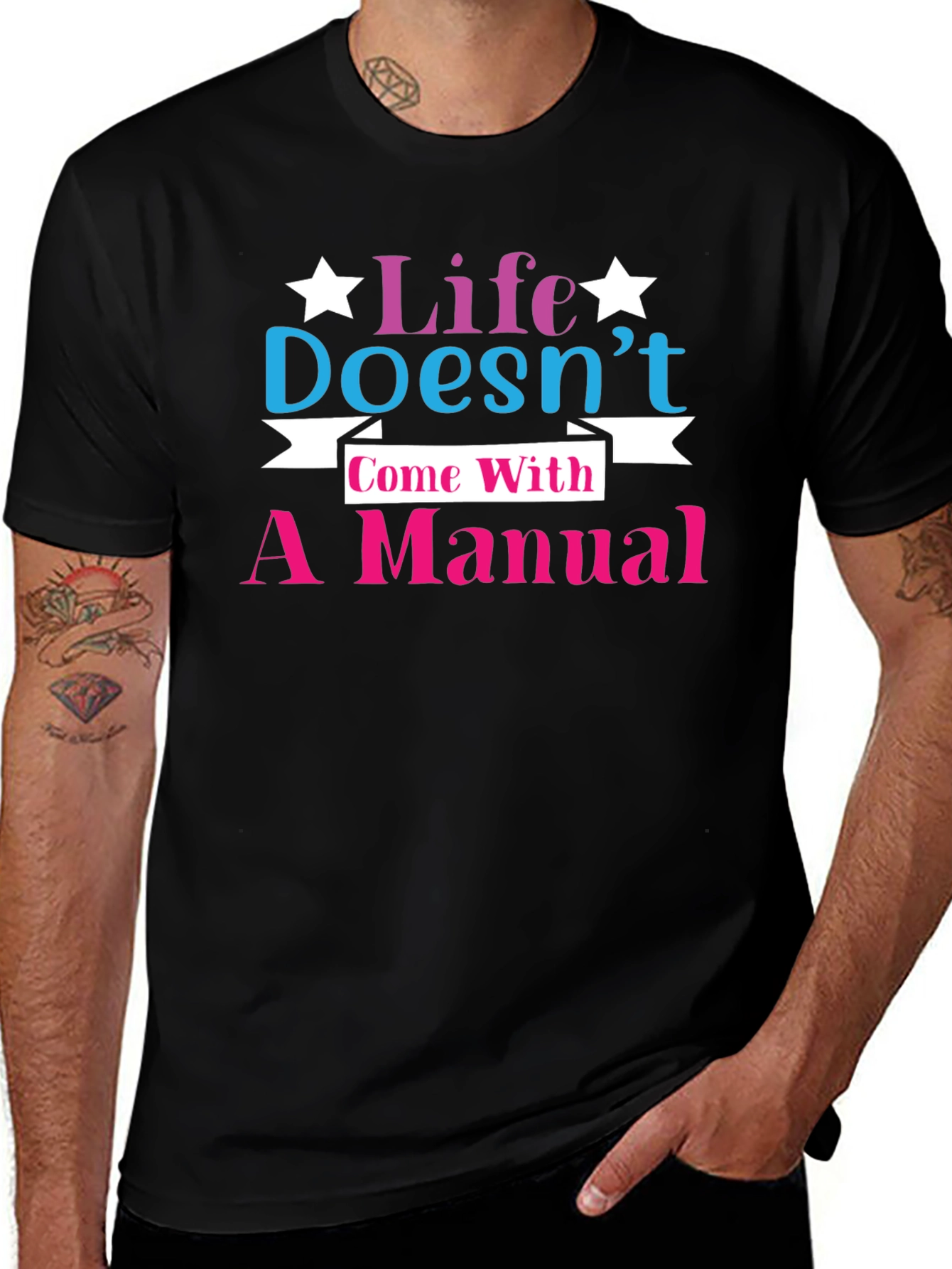 Variant 17 of Life Doesn't Come With A Manual T-Shirt
