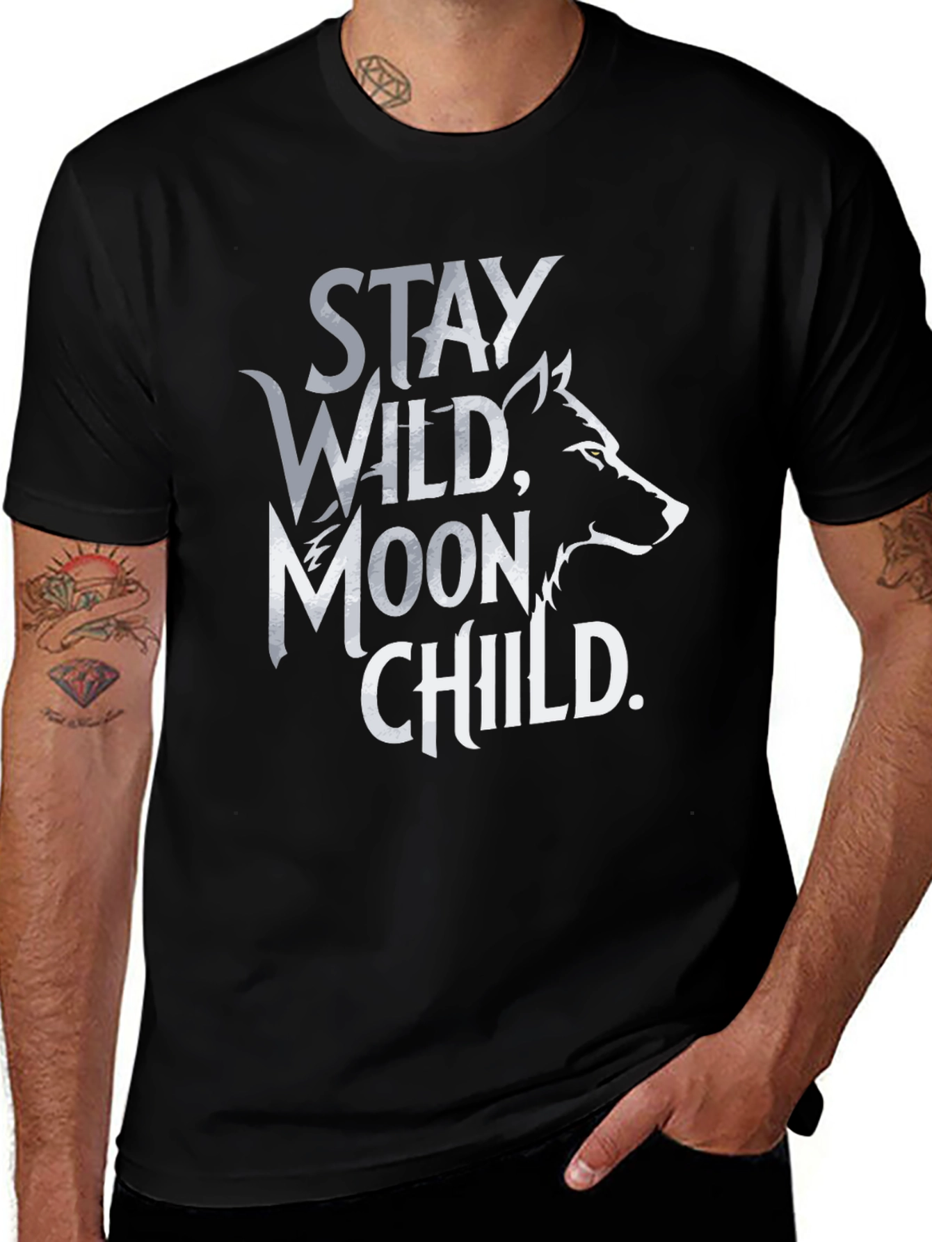 Variant 29 of Stay Wild Moon Child Graphic T-Shirt