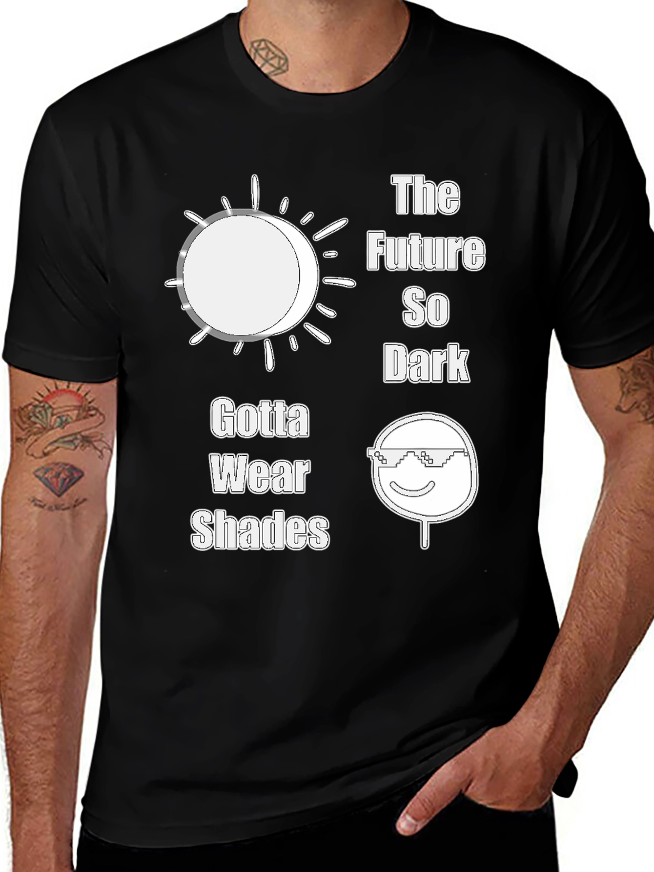 Variant 16 of The Future's So Dark T-Shirt