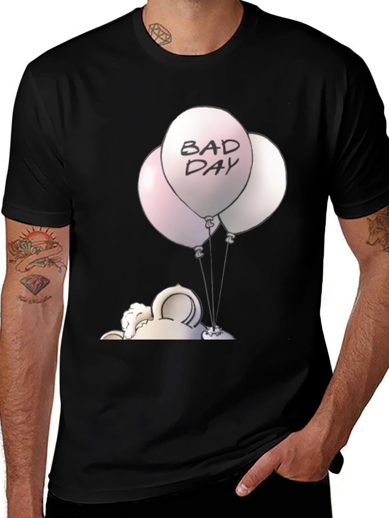 Variant 21 of Bad Day Mouse Graphic T-Shirt
