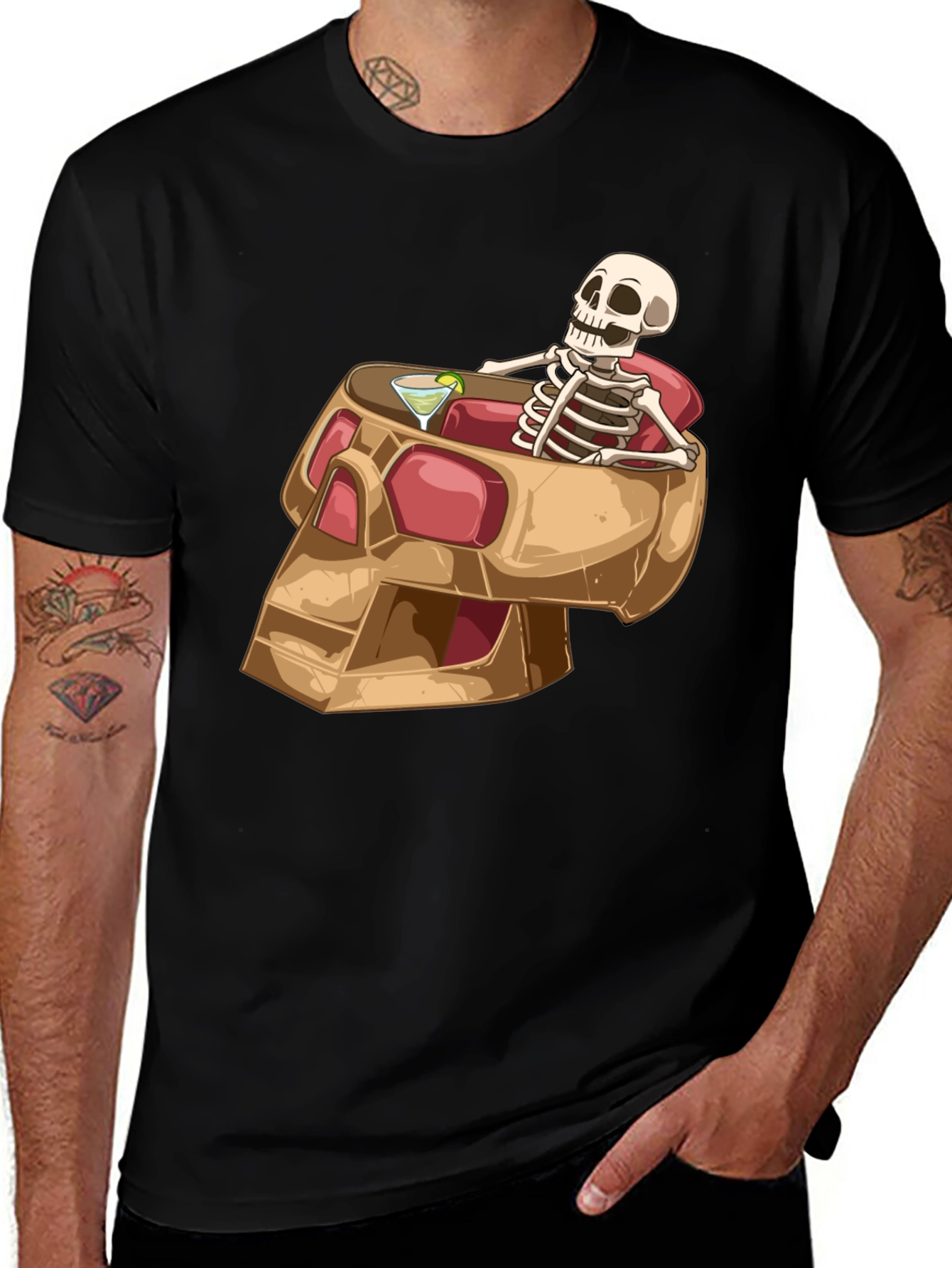 Variant 20 of Relaxing Skeleton T-Shirt