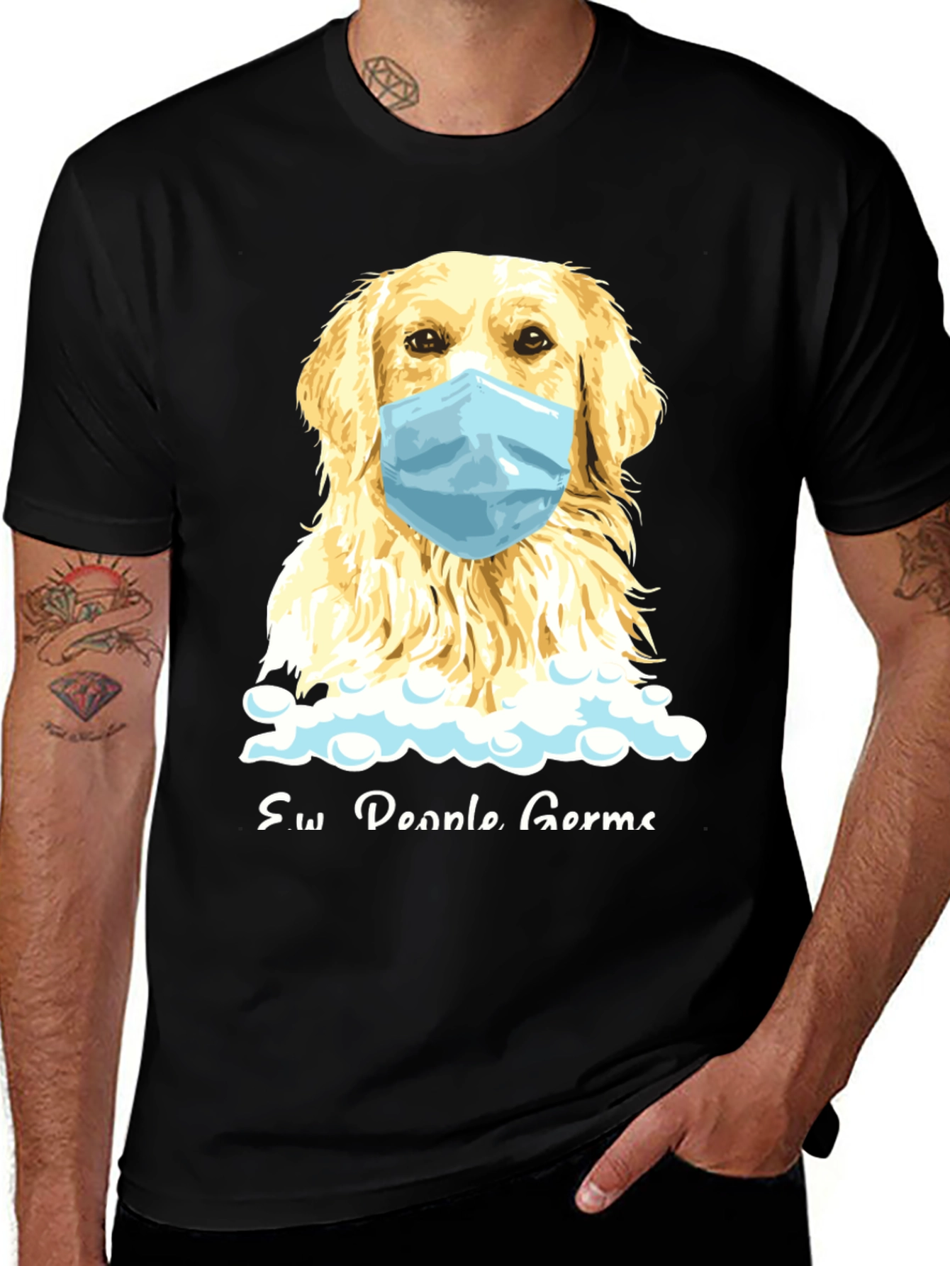 Ew People Germs Dog T-Shirt
