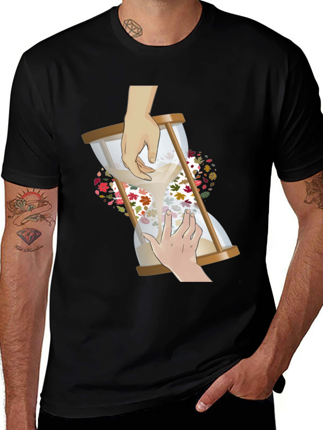 Variant 26 of Hourglass Hands Graphic Tee