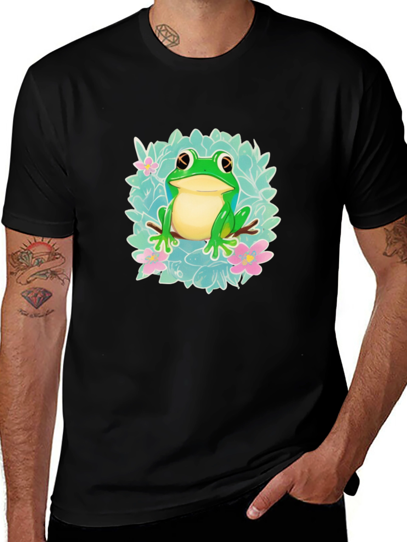 Variant 13 of Cute Frog T-Shirt - Nature Lover Apparel