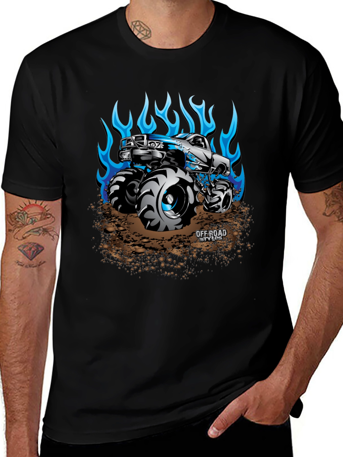Variant 22 of Off-Road Styles Monster Truck Graphic Tee