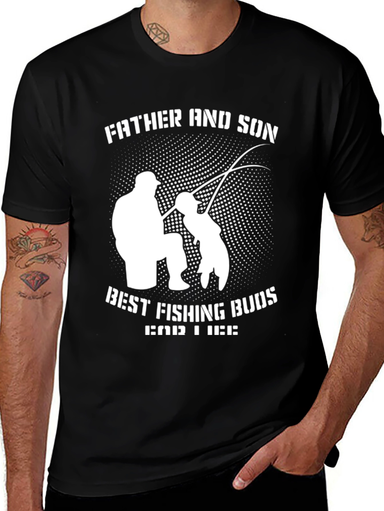 Variant 15 of Father & Son Fishing Buds T-Shirt - Best Life