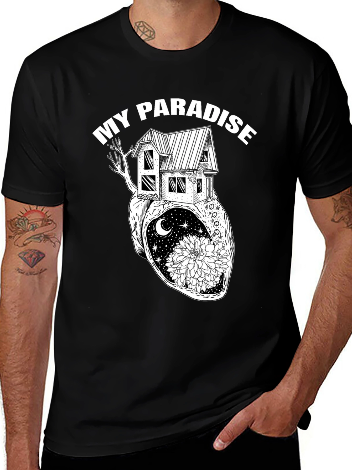 Variant 16 of My Paradise Graphic Tee - Unique Design
