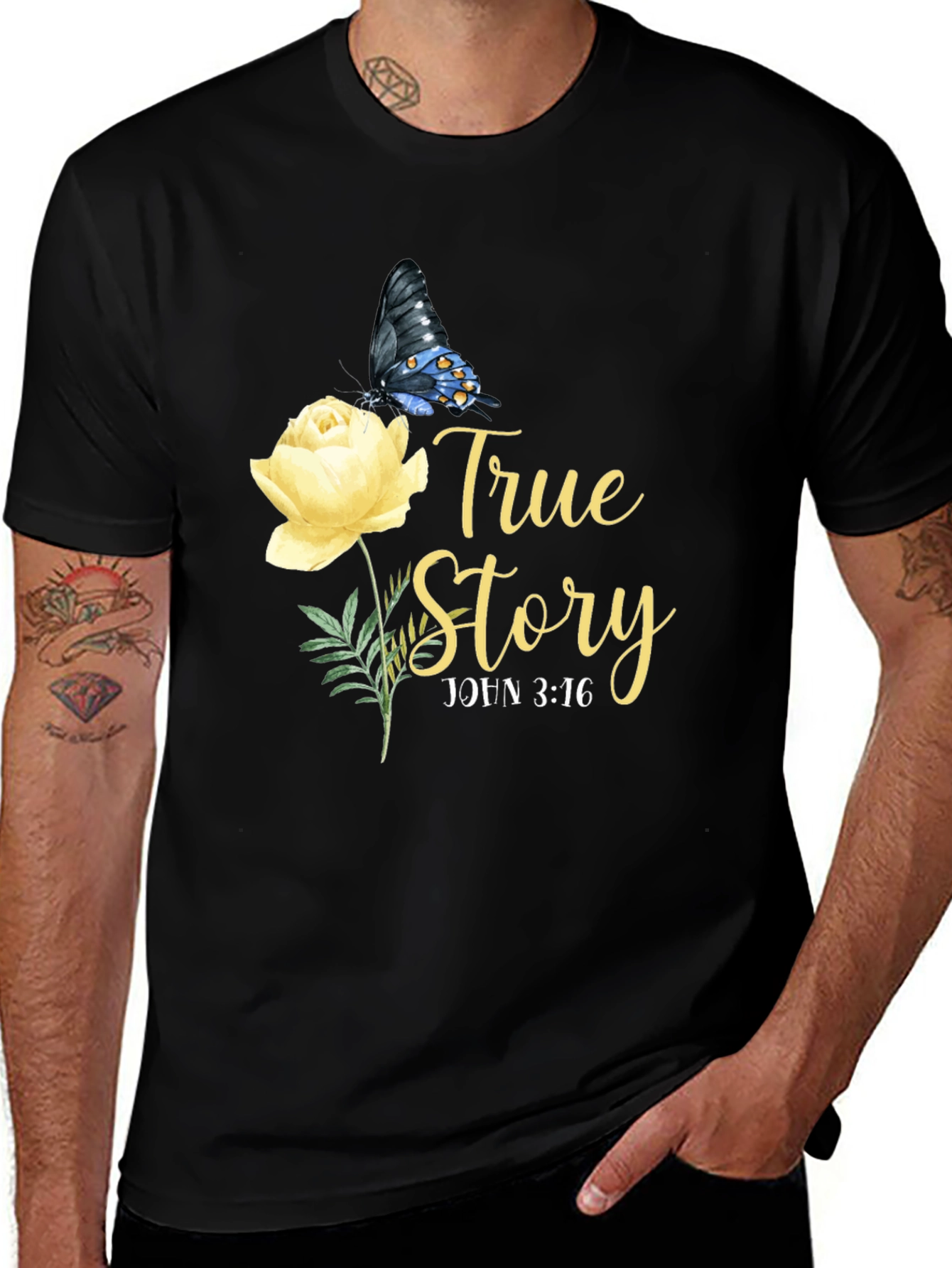 Variant 17 of True Story John 3:16 T-Shirt