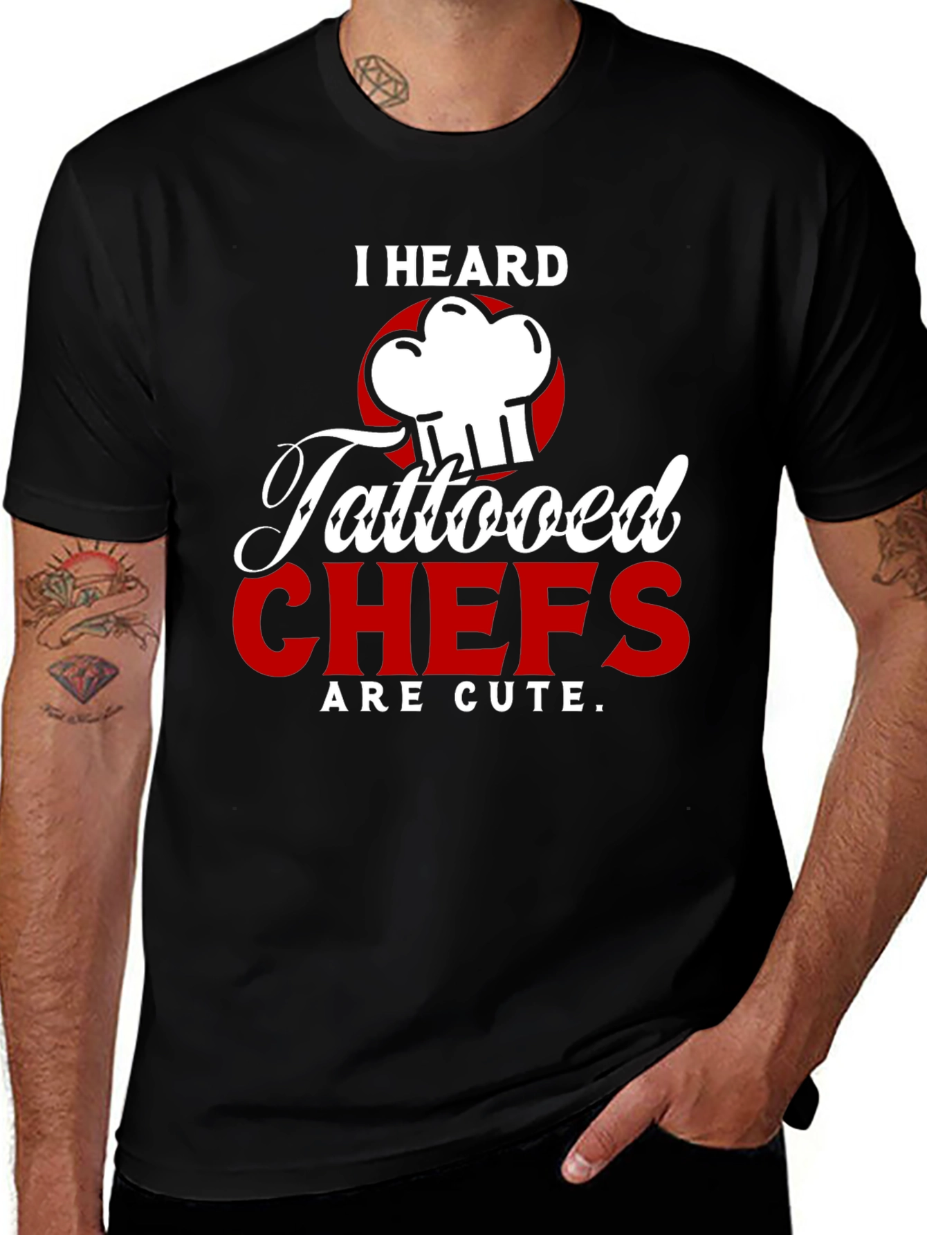 Variant 15 of Tattooed Chefs Are Cute Graphic T-Shirt