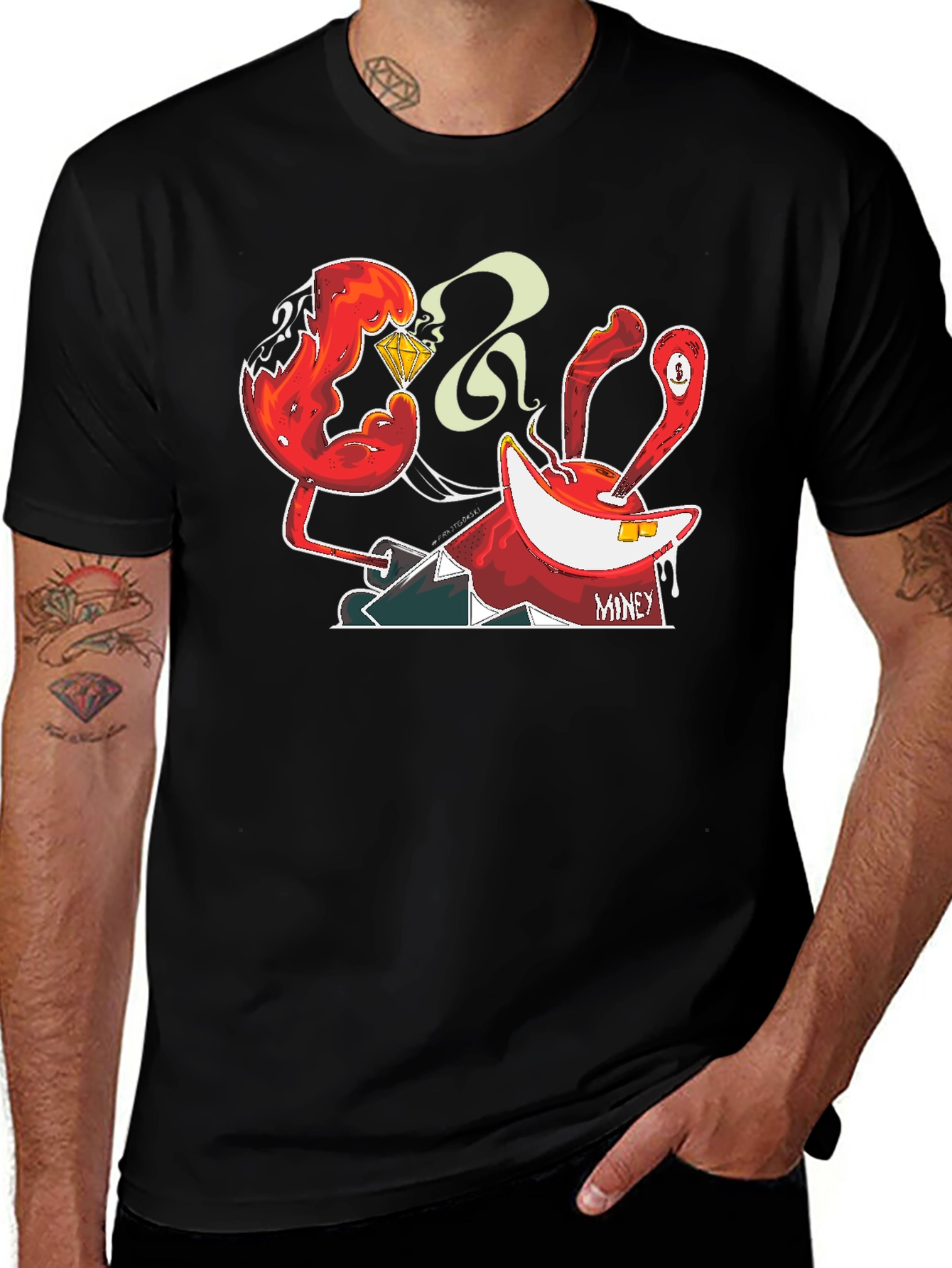 Mr. Krabs Money Graphic T-Shirt