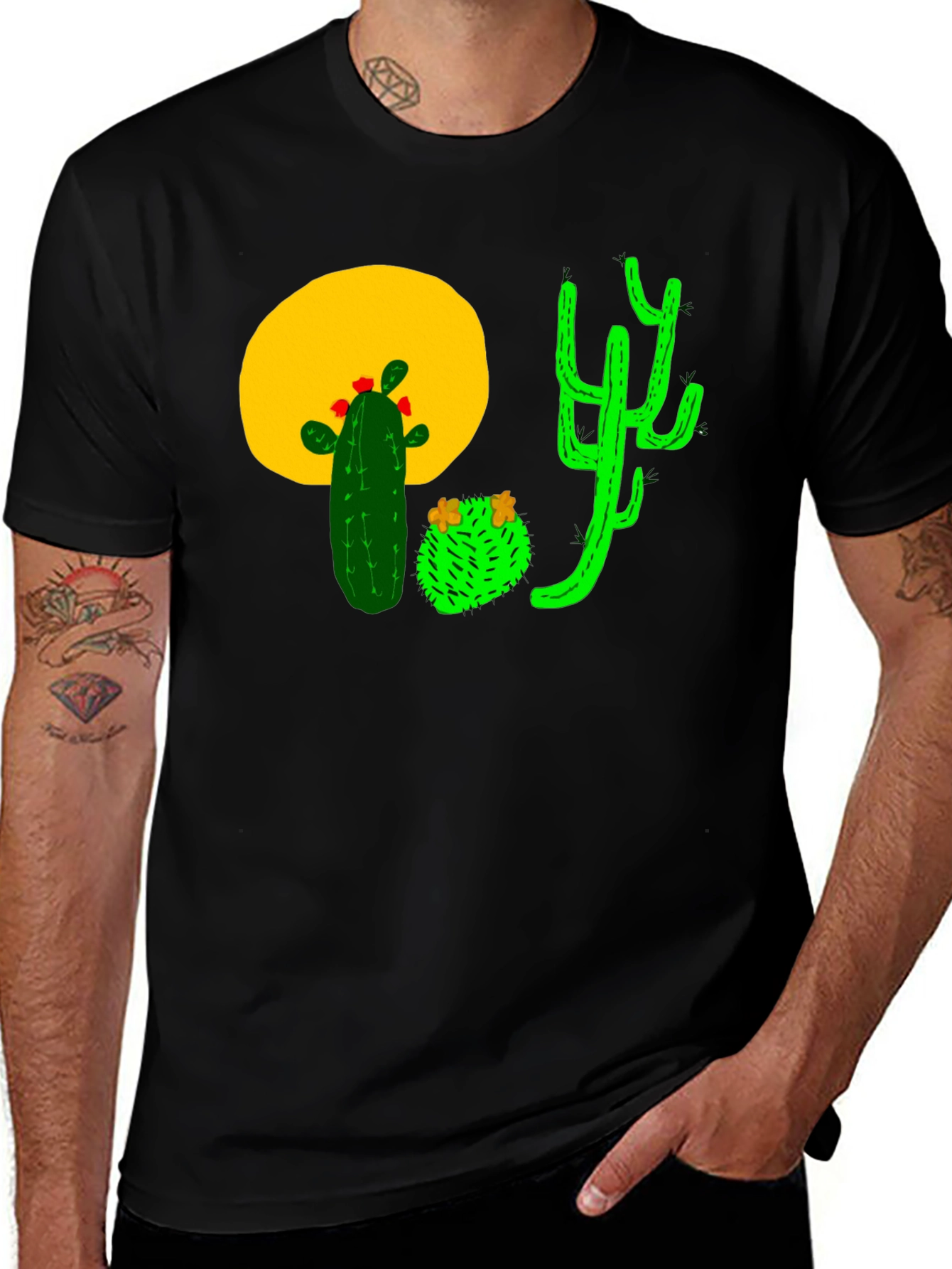 Cactus Desert Graphic T-Shirt