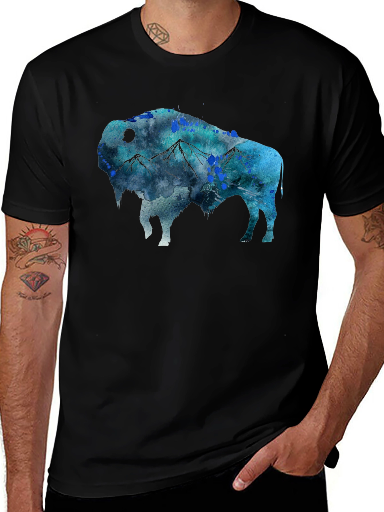 Buffalo Mountain Silhouette Men's Tee