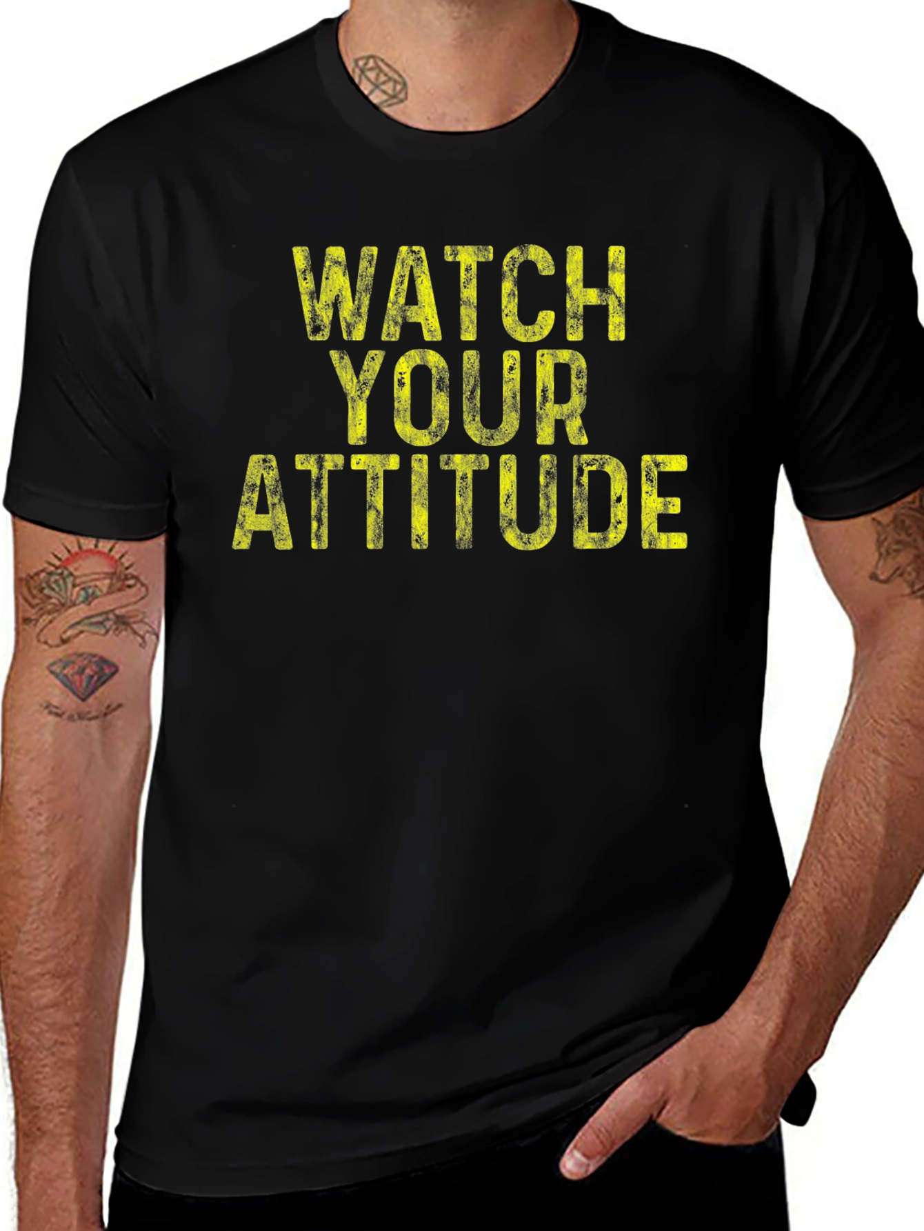 Watch Your Attitude Graphic Tee - Bold Statement Shirt