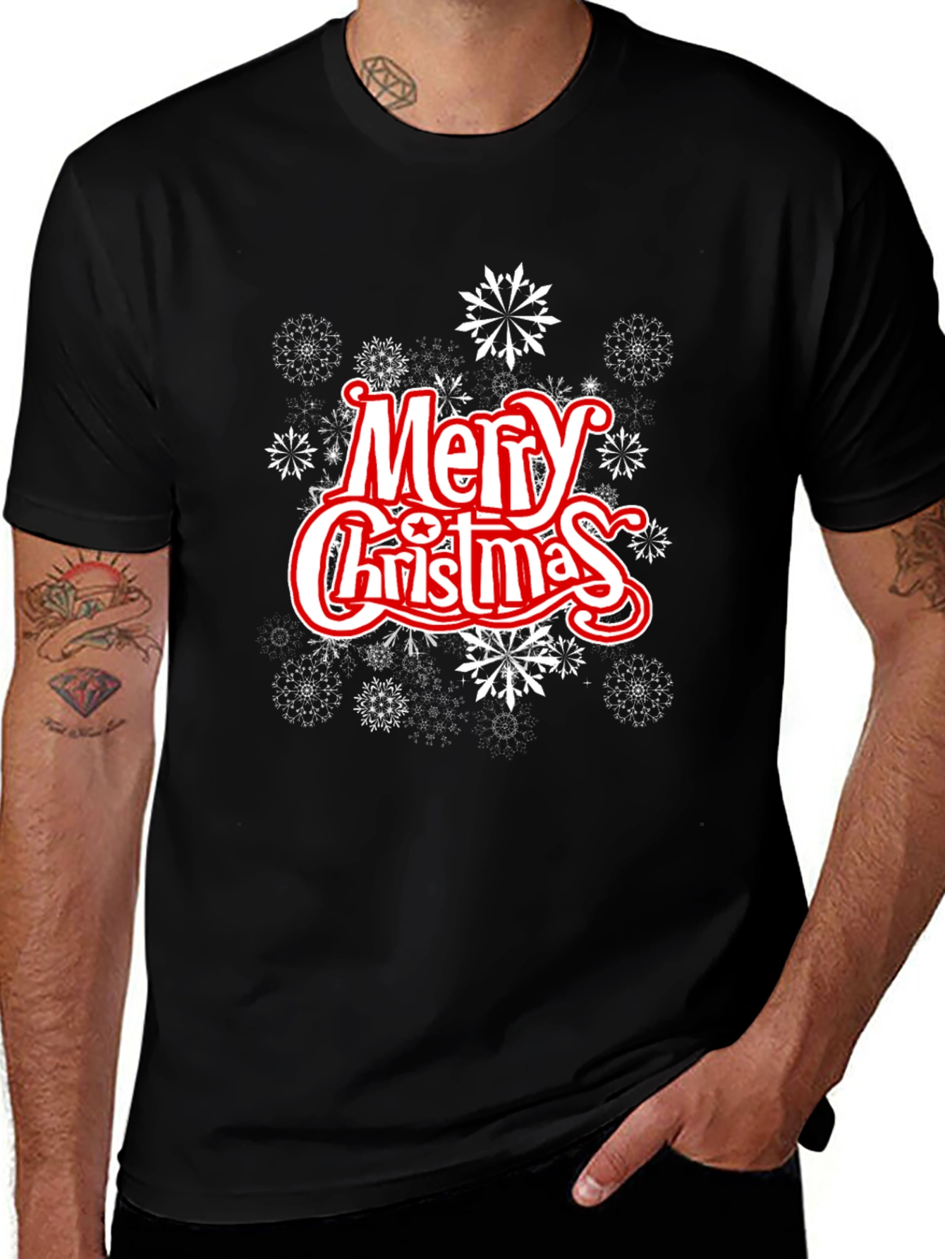 Merry Christmas Holiday Graphic Tee