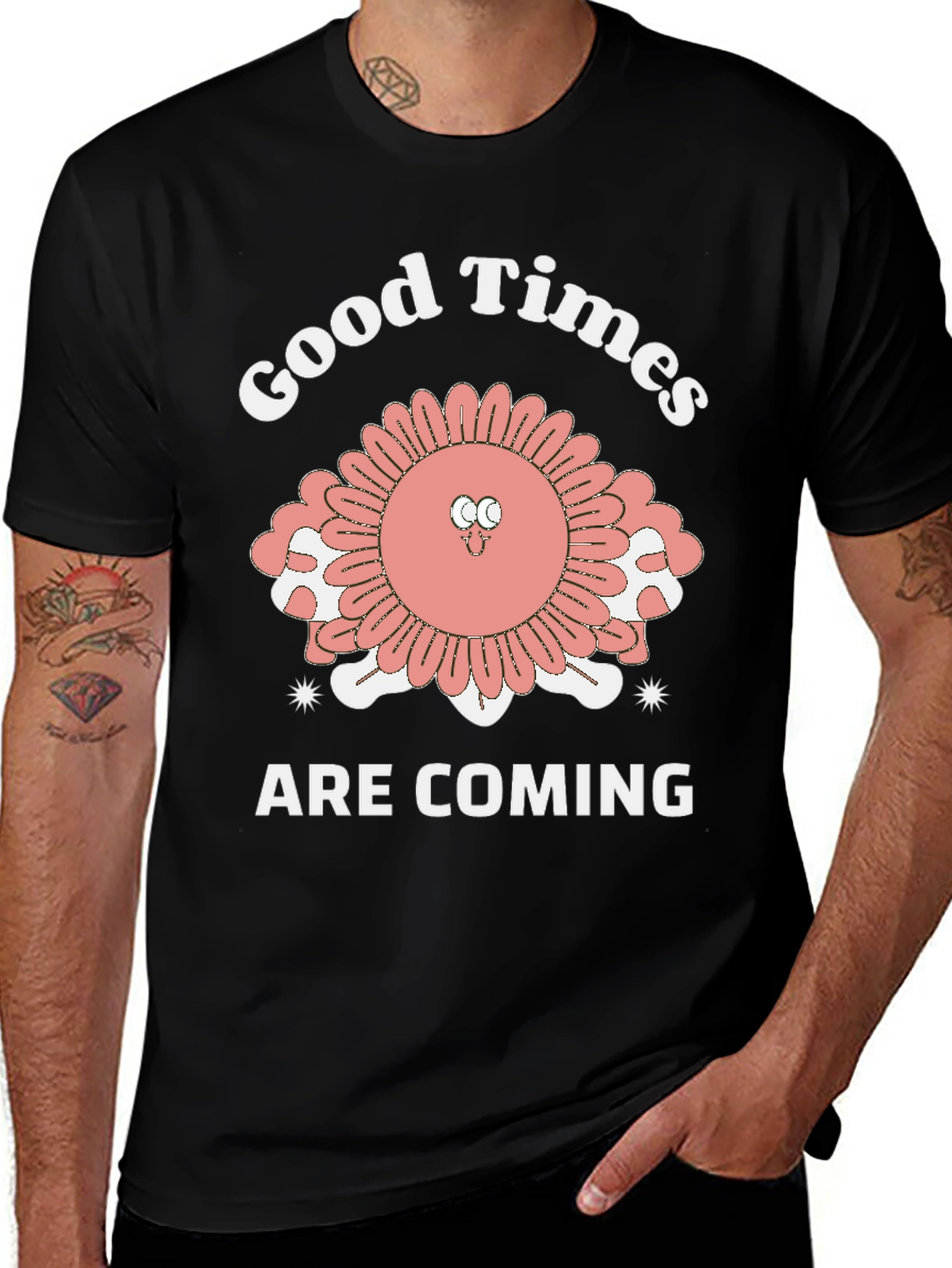 Variant 24 of Good Times Are Coming T-Shirt - Quirky Retro Style