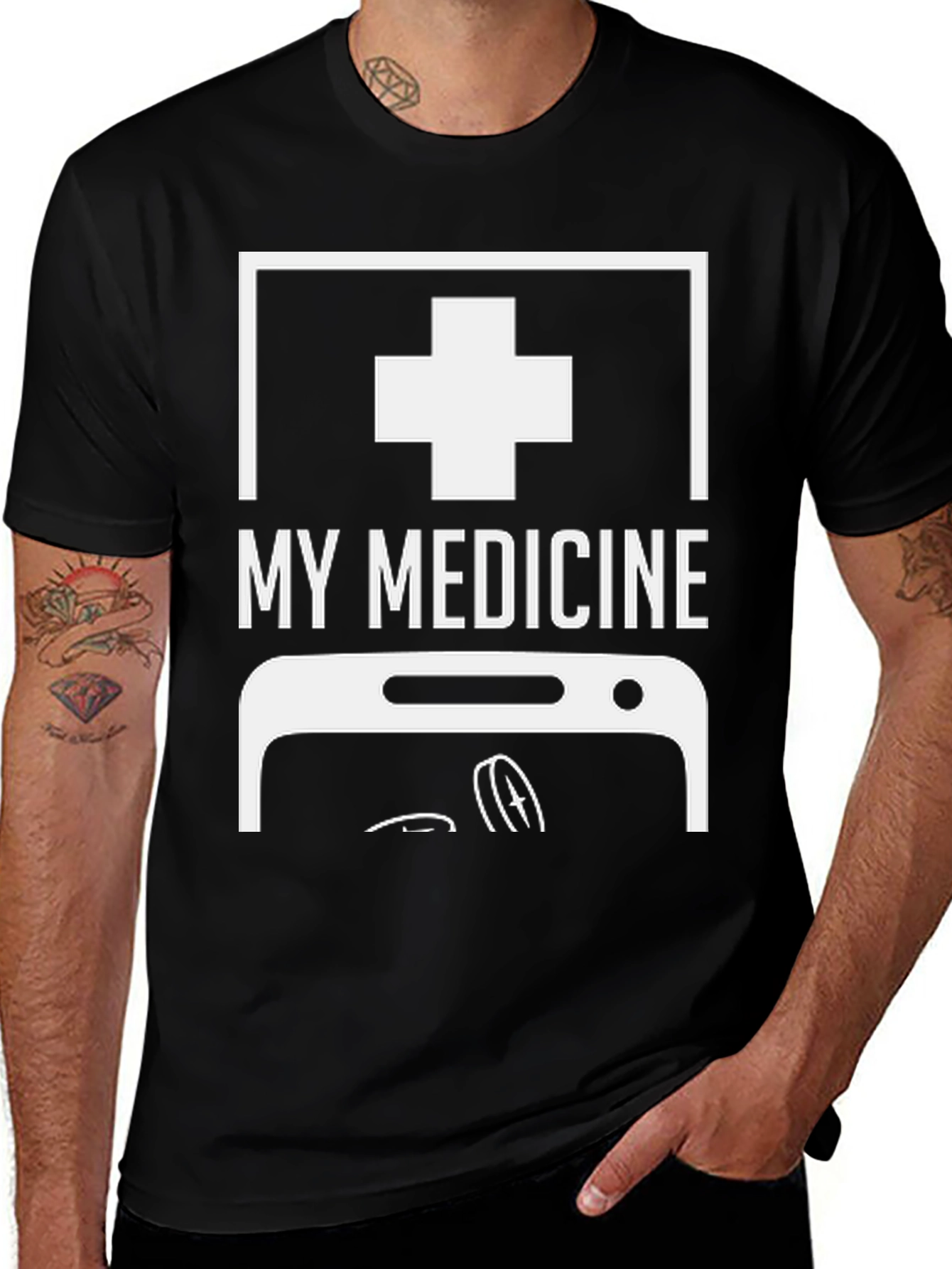 Variant 6 of My Medicine T-Shirt - Funny Gaming Tee