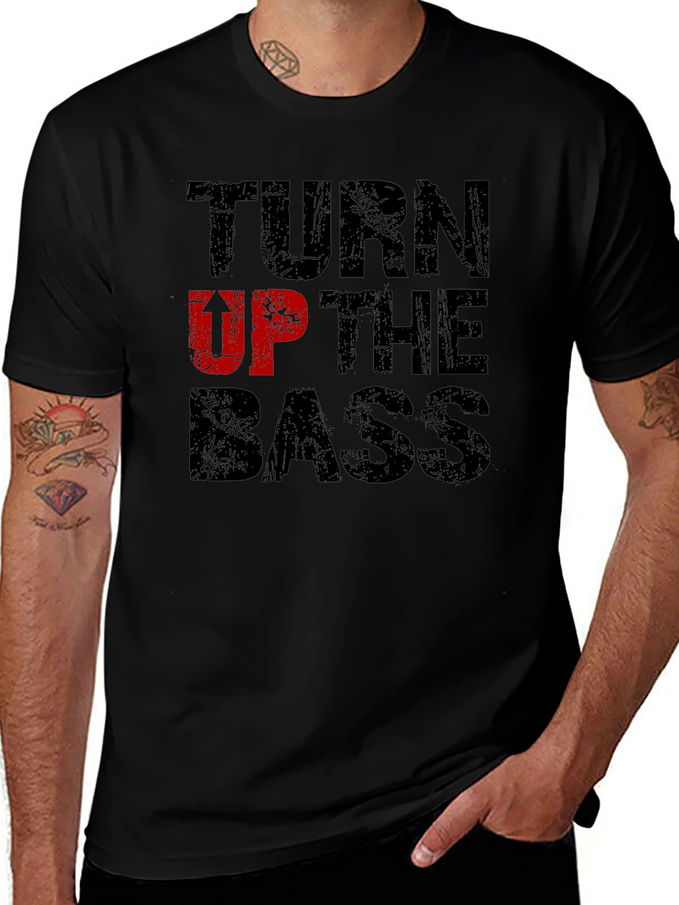 Variant 30 of Turn Up The Bass Graphic T-Shirt