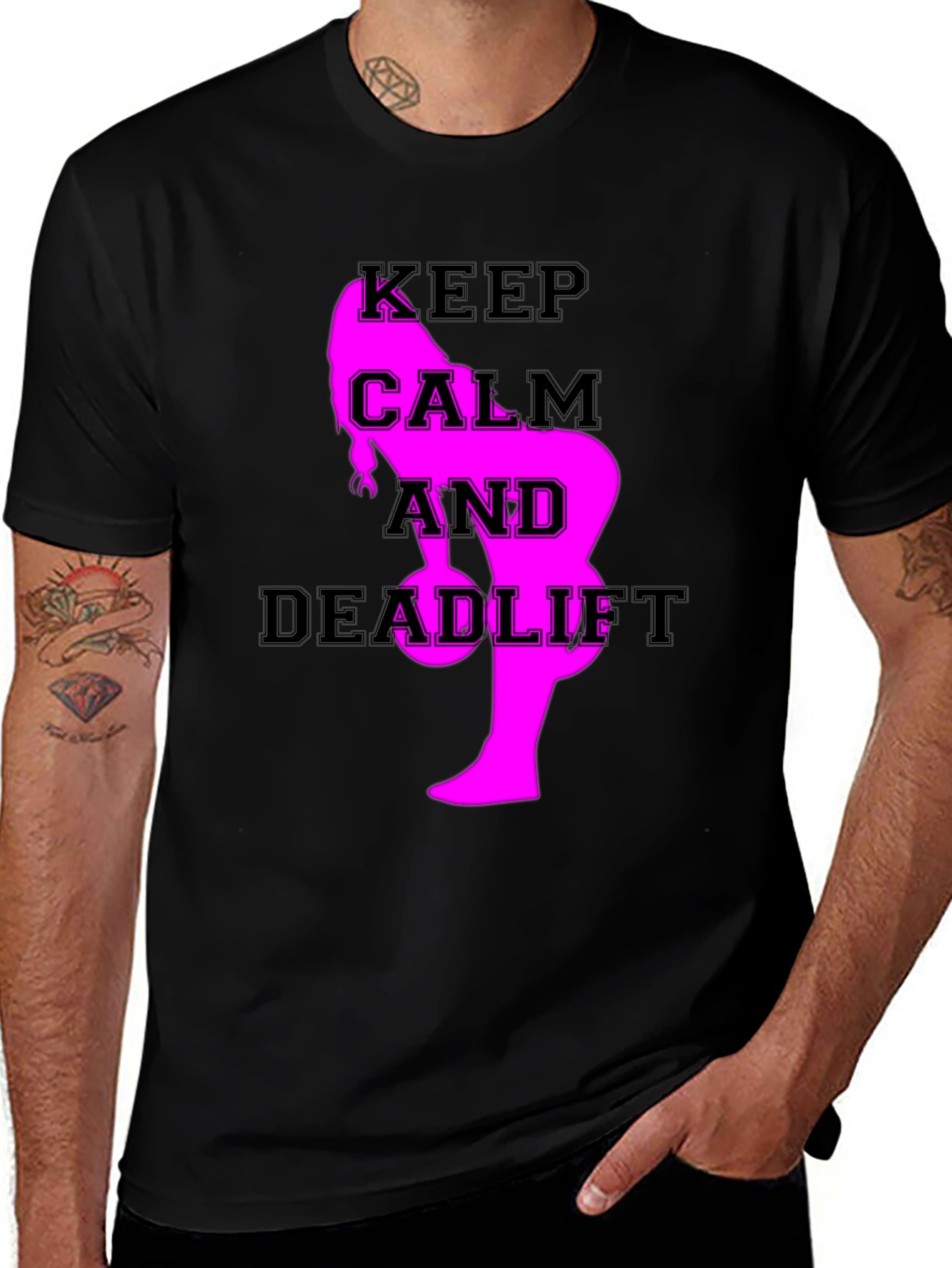 Keep Calm and Deadlift T-Shirt - Fitness Apparel