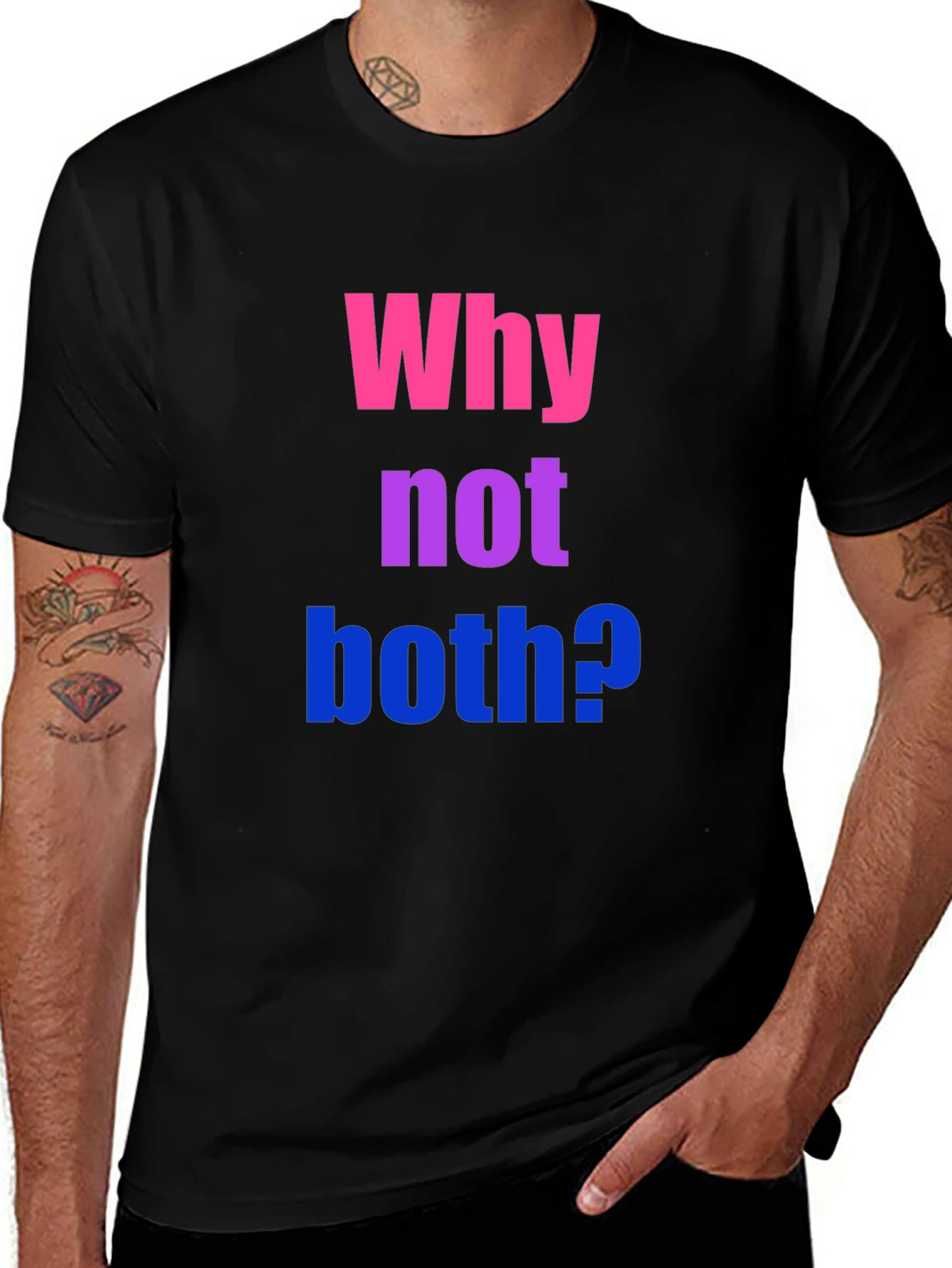 Variant 17 of Why Not Both? Pride T-Shirt