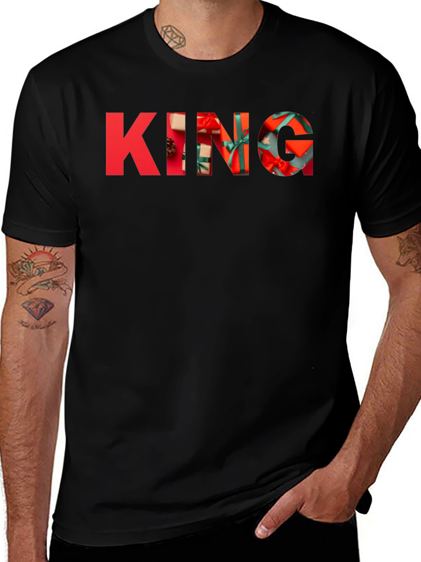 King Christmas Gift T-Shirt - Holiday Tee
