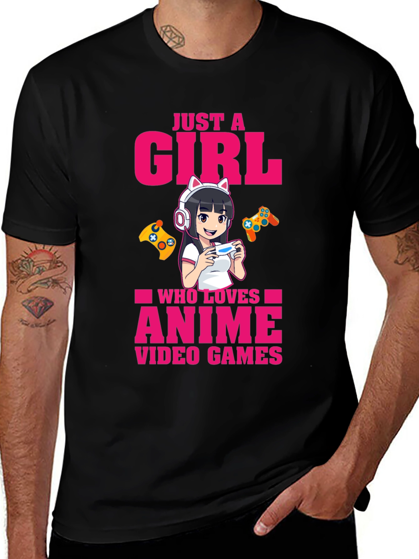 Variant 20 of Anime & Video Game Girl T-Shirt