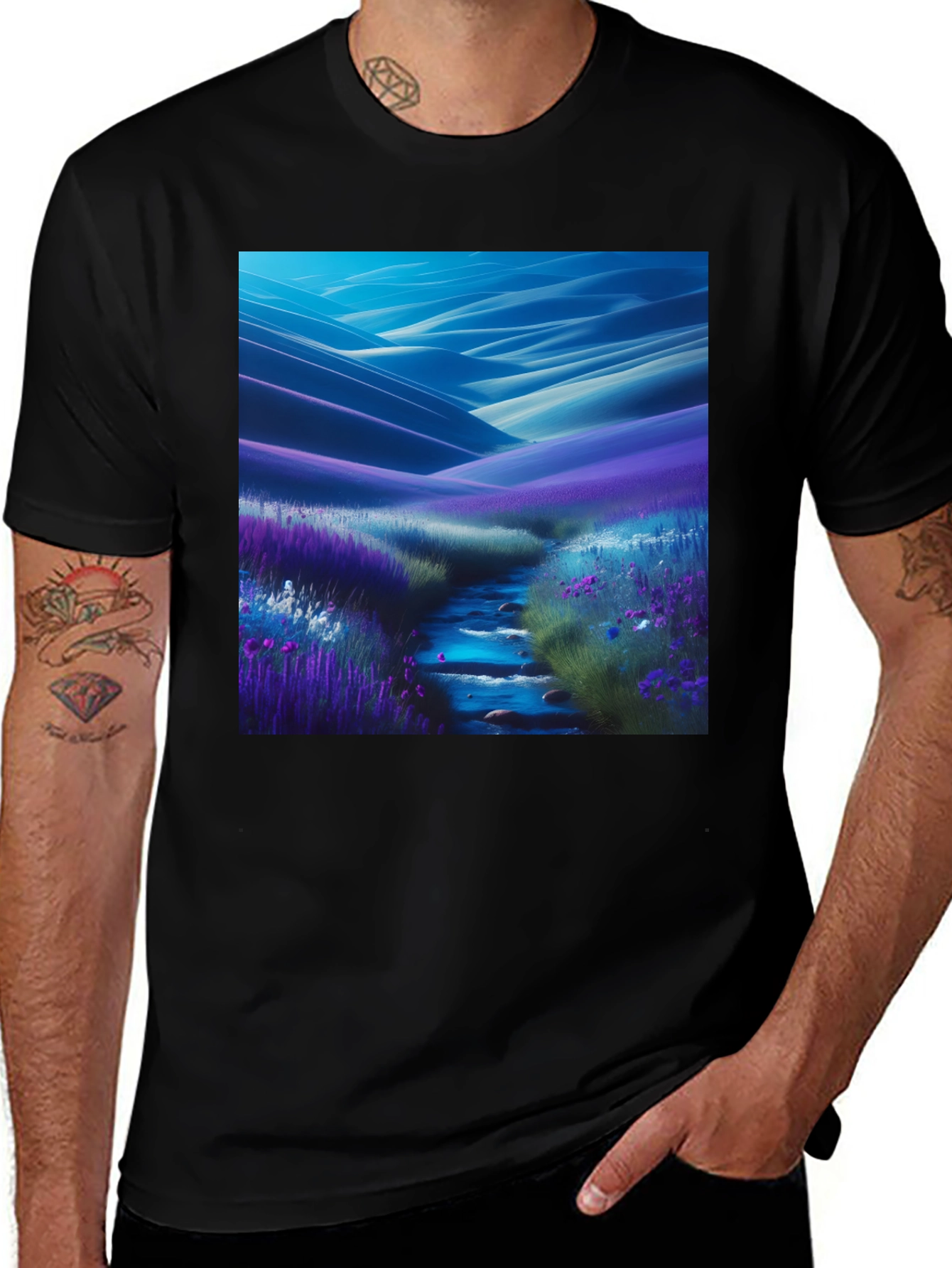 Variant 30 of Nature Stream Graphic Tee
