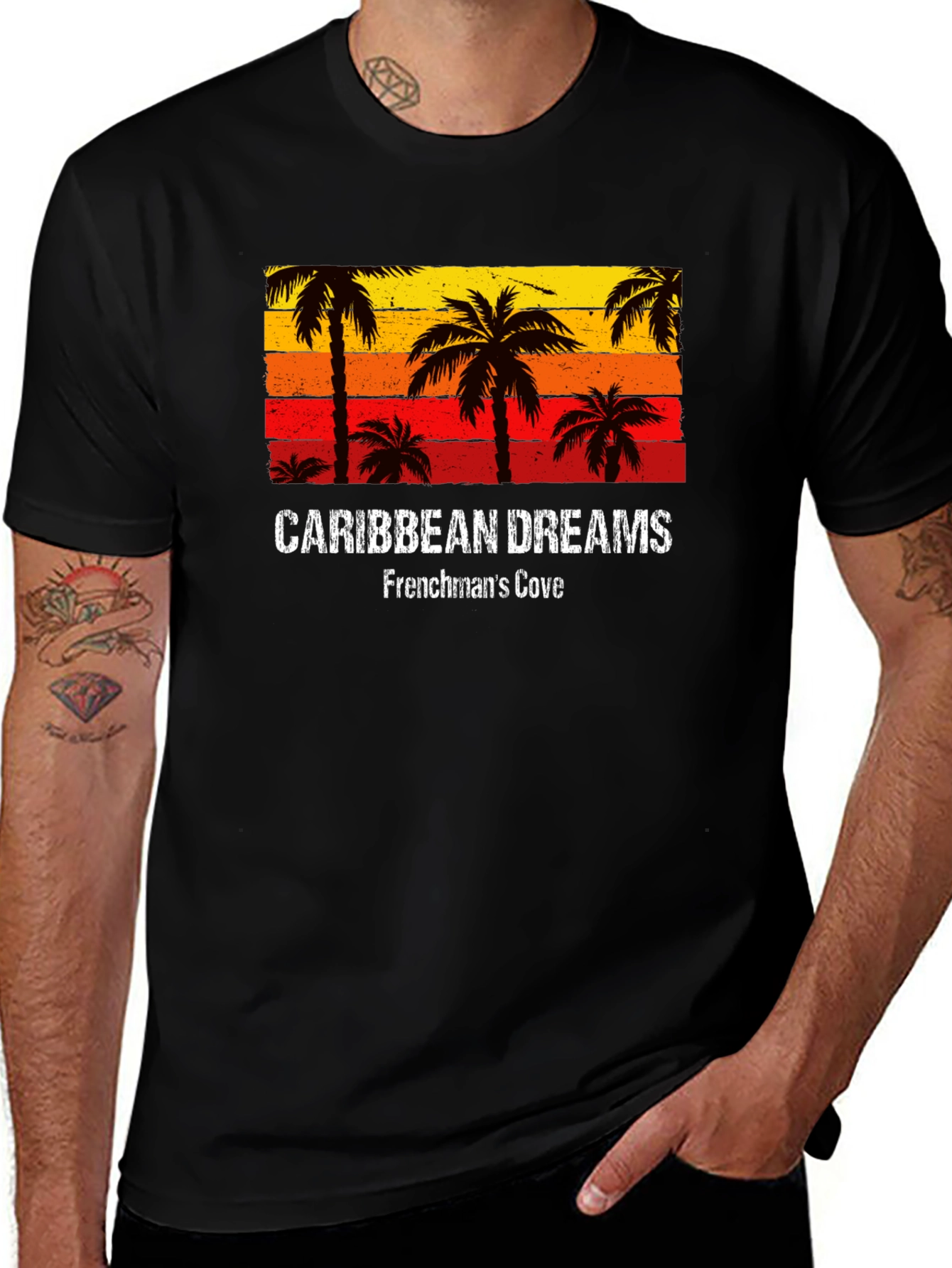Caribbean Dreams T-Shirt: Frenchman's Cove Design