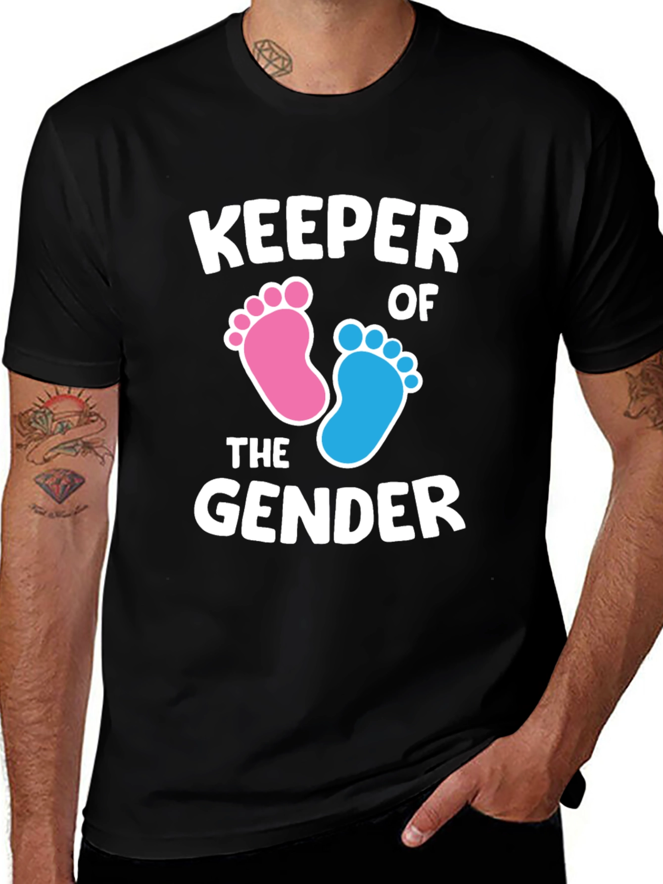 Variant 22 of Keeper of the Gender Reveal T-Shirt