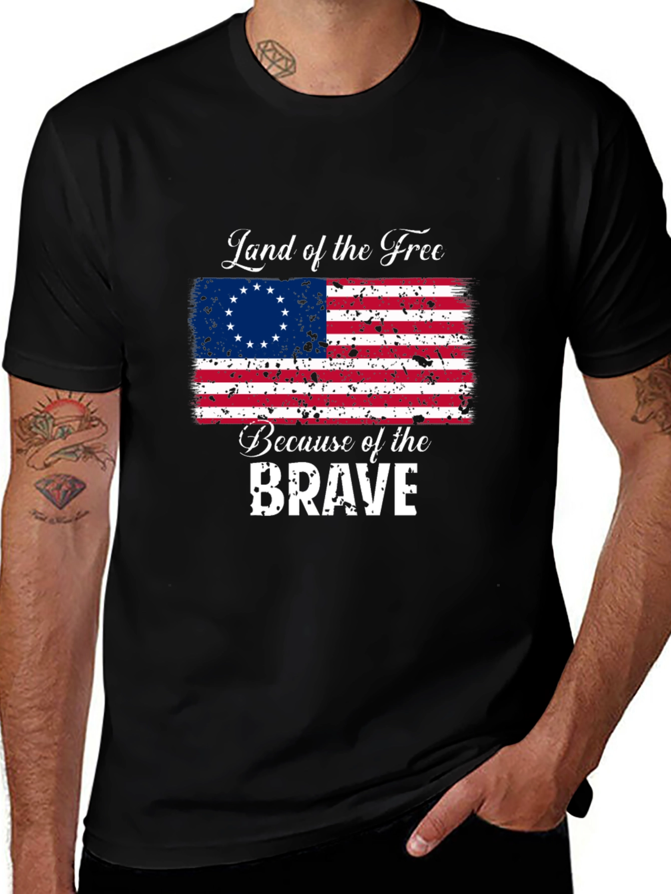 Variant 5 of Land of the Free Graphic T-Shirt