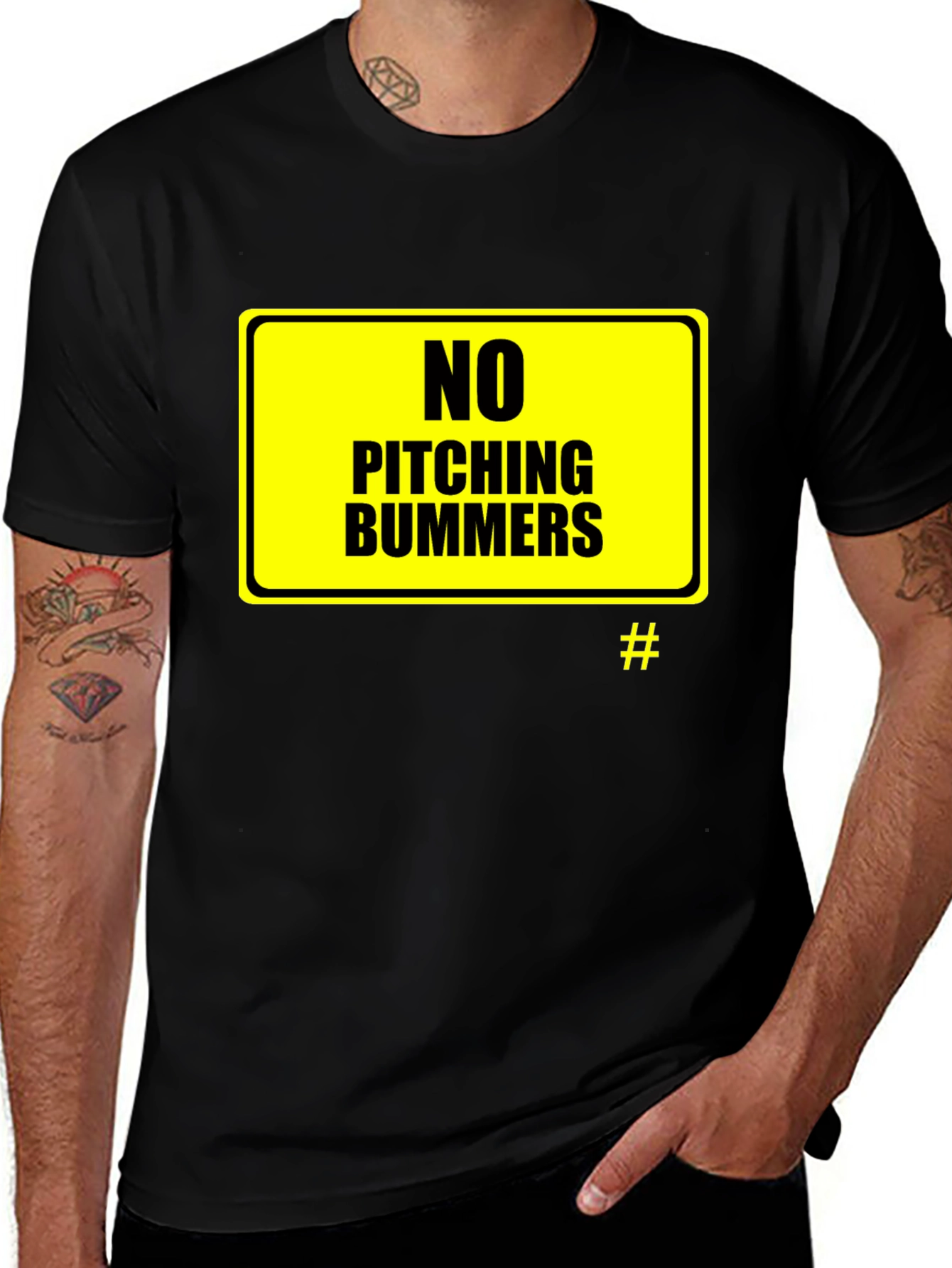Variant 10 of No Pitching Bummers Graphic Tee