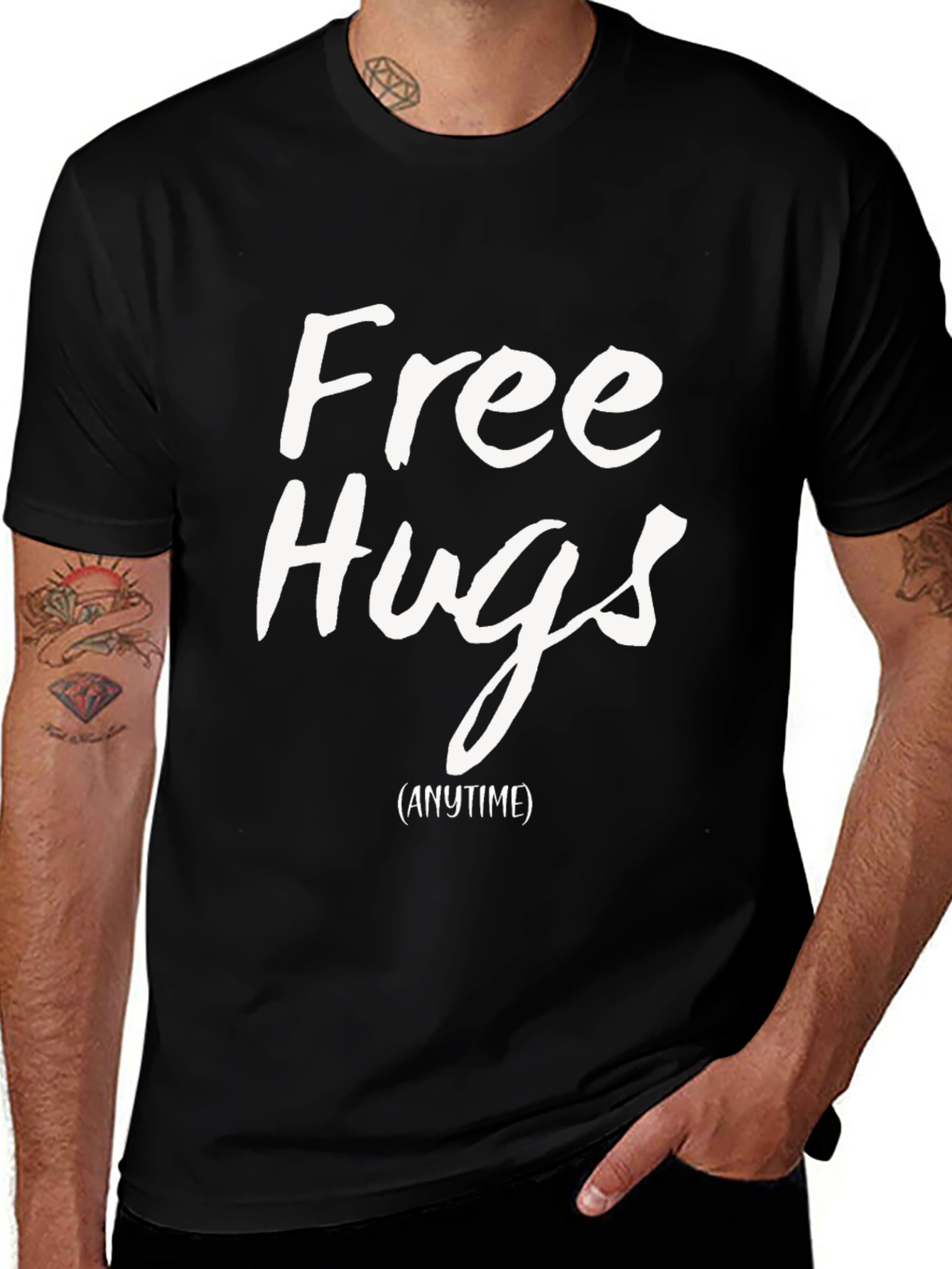 Variant 15 of Free Hugs (Anytime) Novelty Graphic T-Shirt