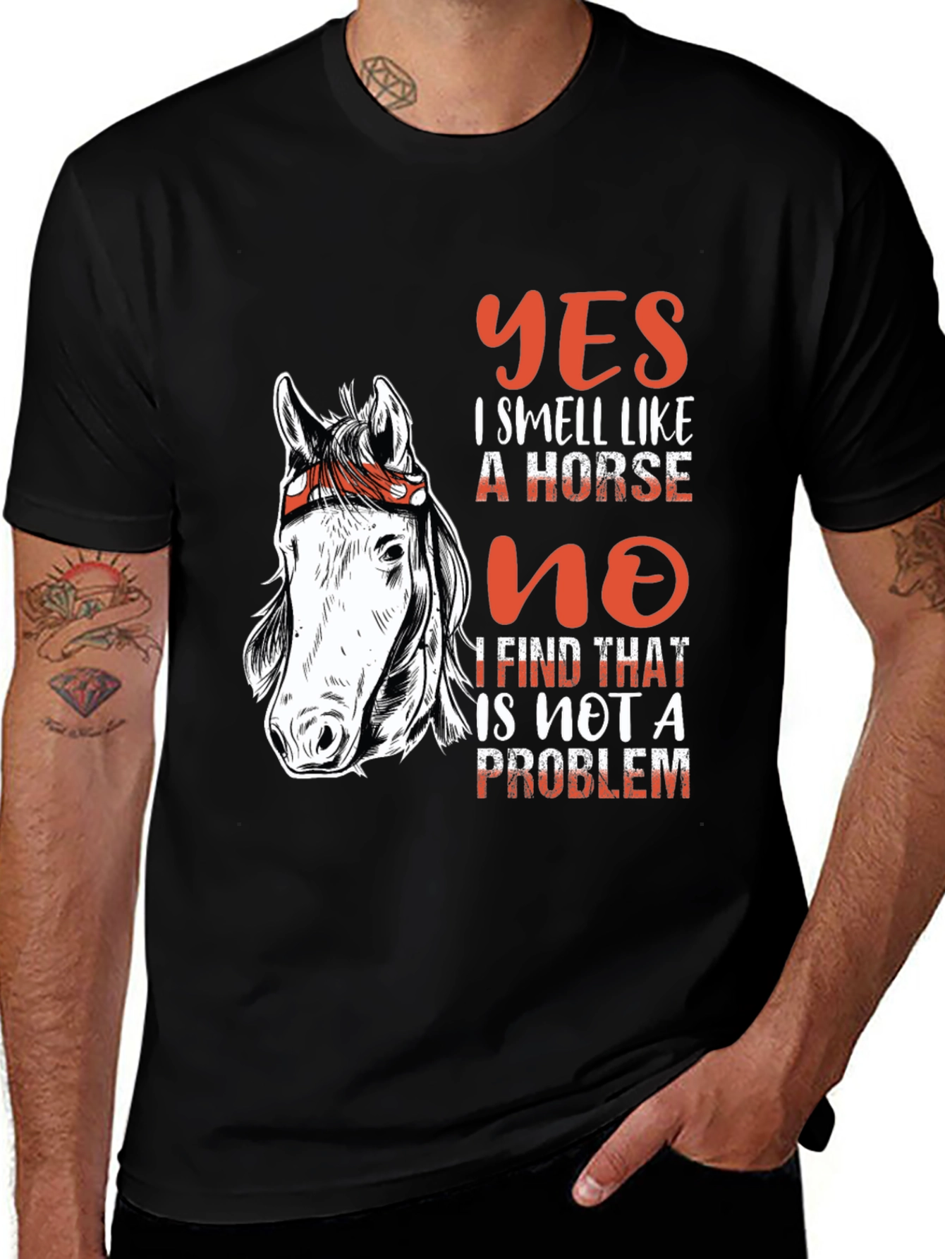 Variant 26 of Yes I Smell Like a Horse T-Shirt