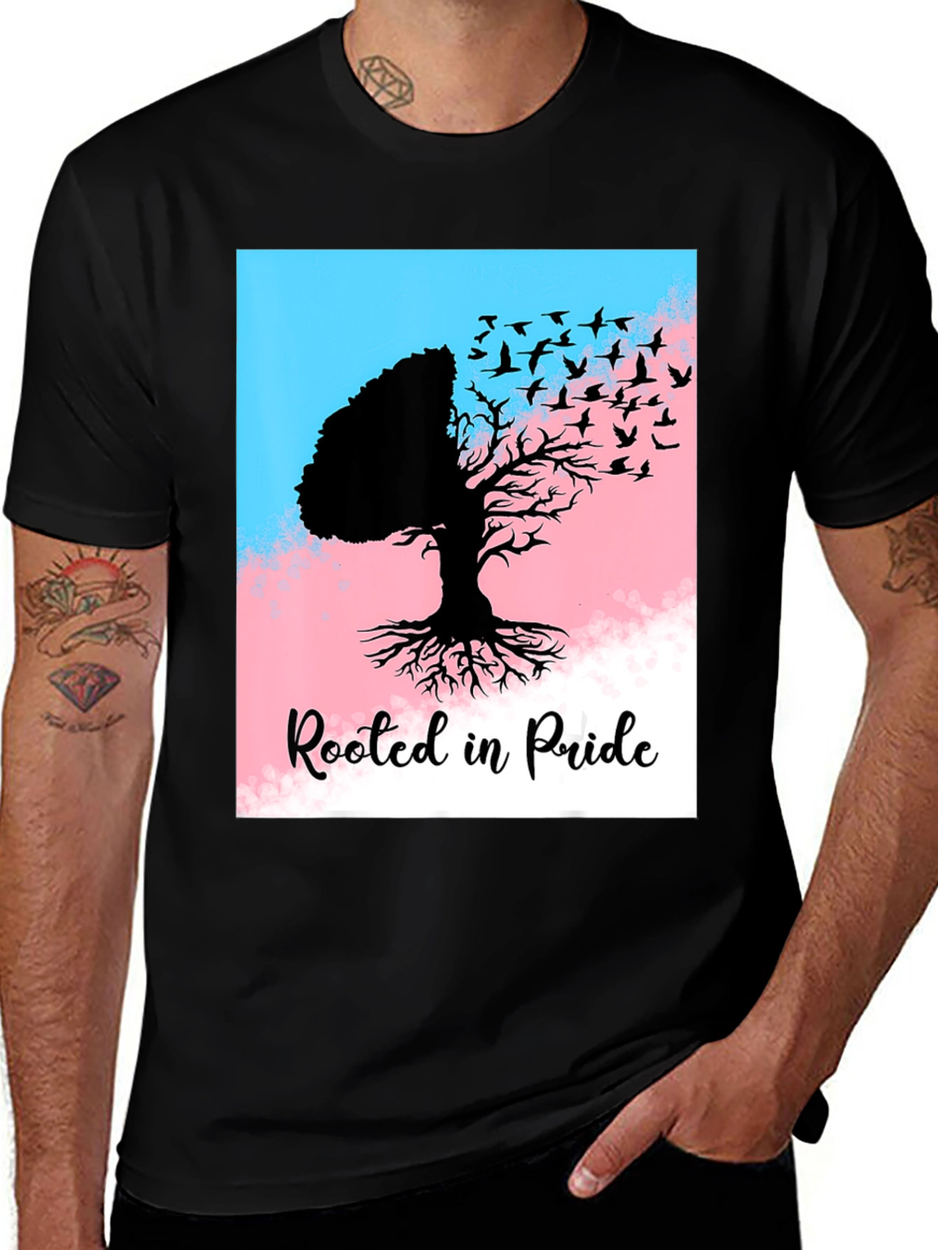 Rooted in Pride LGBTQ+ Tree T-Shirt