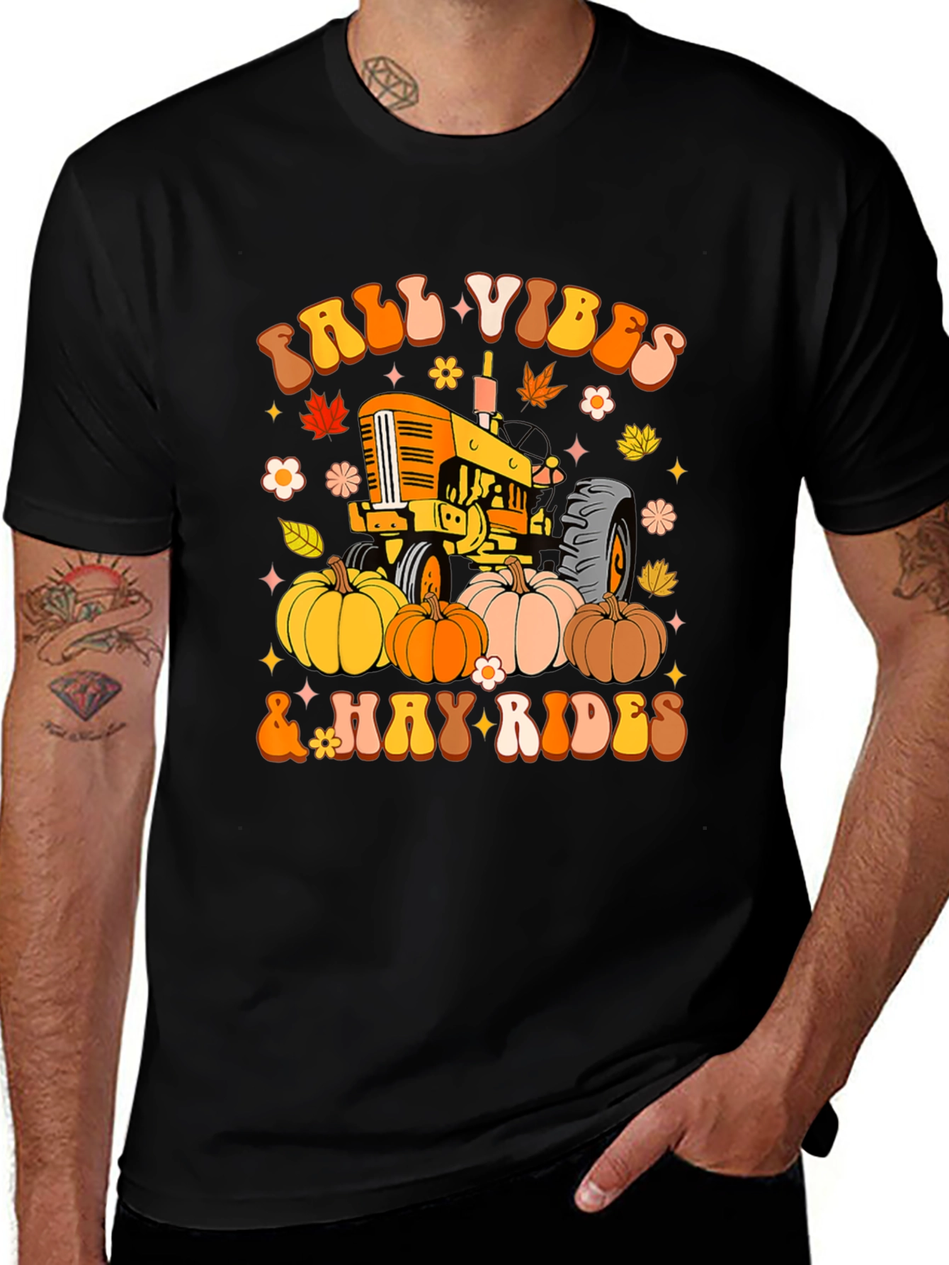 Variant 24 of Fall Vibes & Hay Rides Graphic Tee